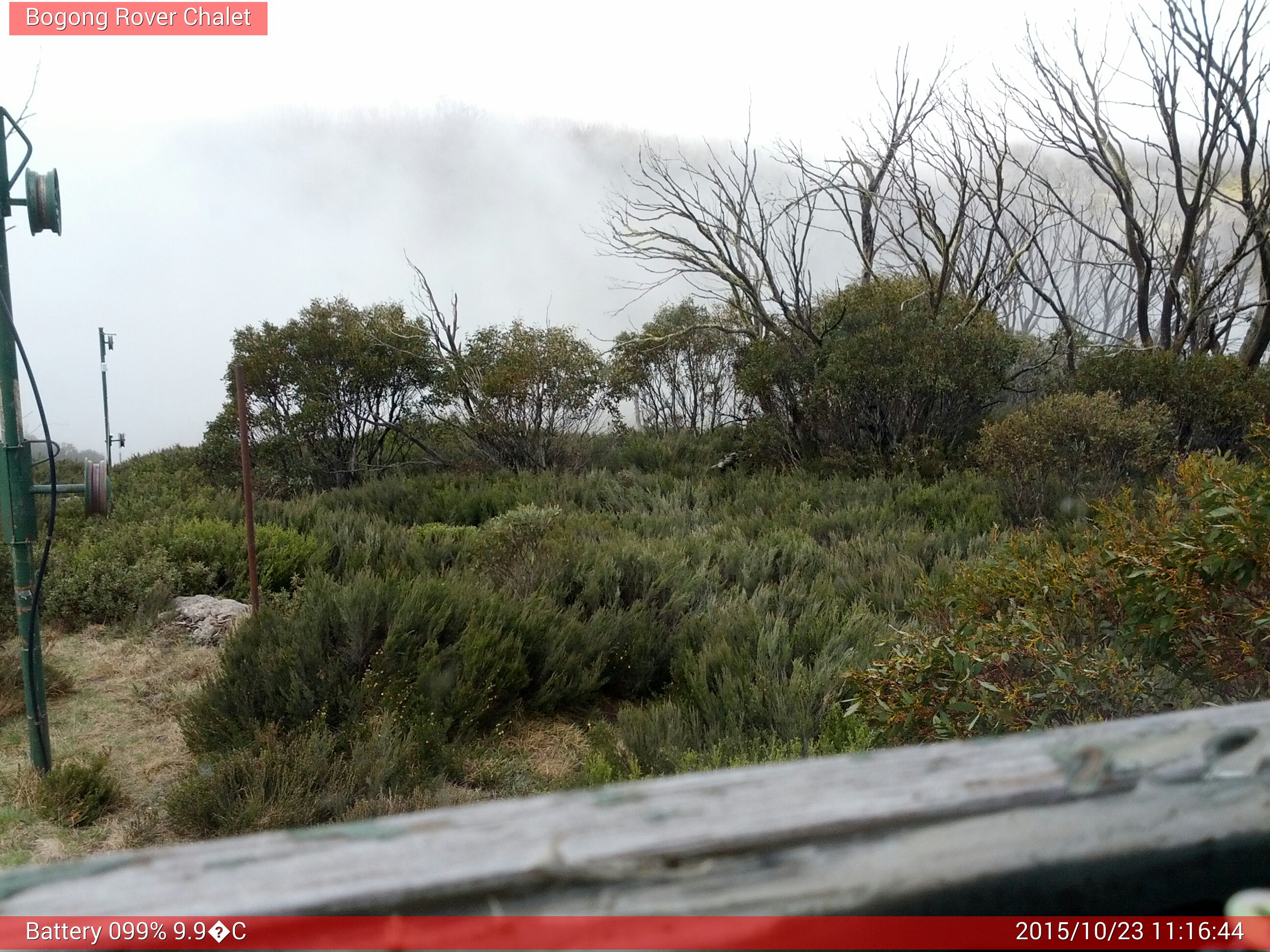 Bogong Web Cam 11:16am Friday 23rd of October 2015