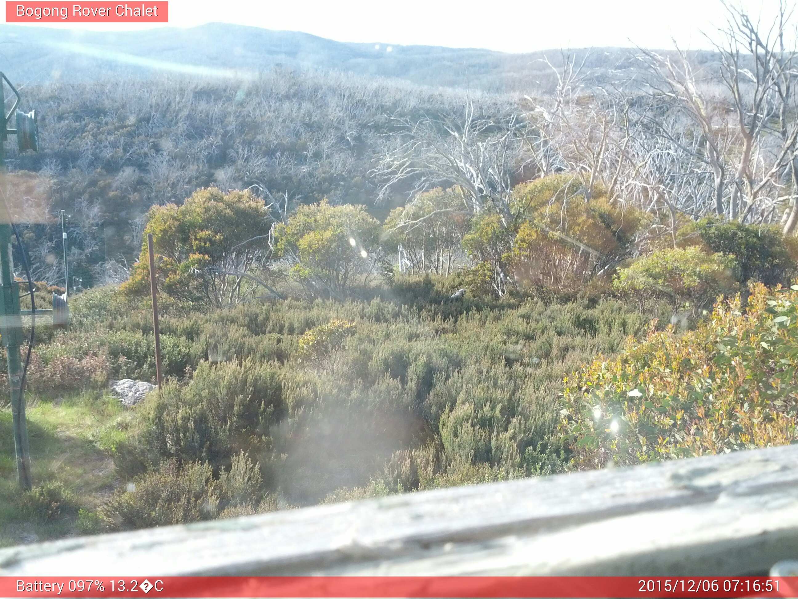 Bogong Web Cam 7:16am Sunday 6th of December 2015