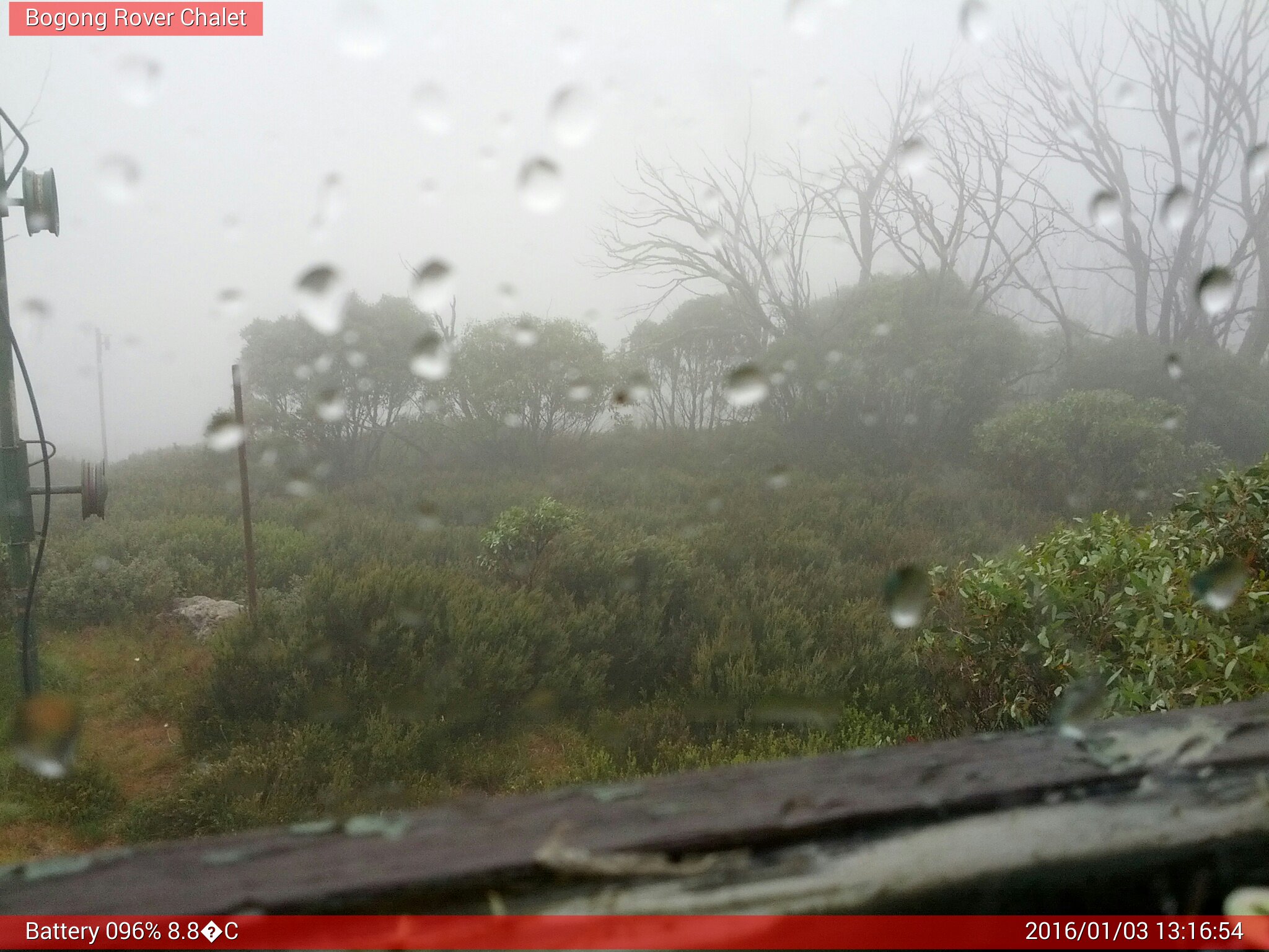 Bogong Web Cam 1:16pm Sunday 3rd of January 2016