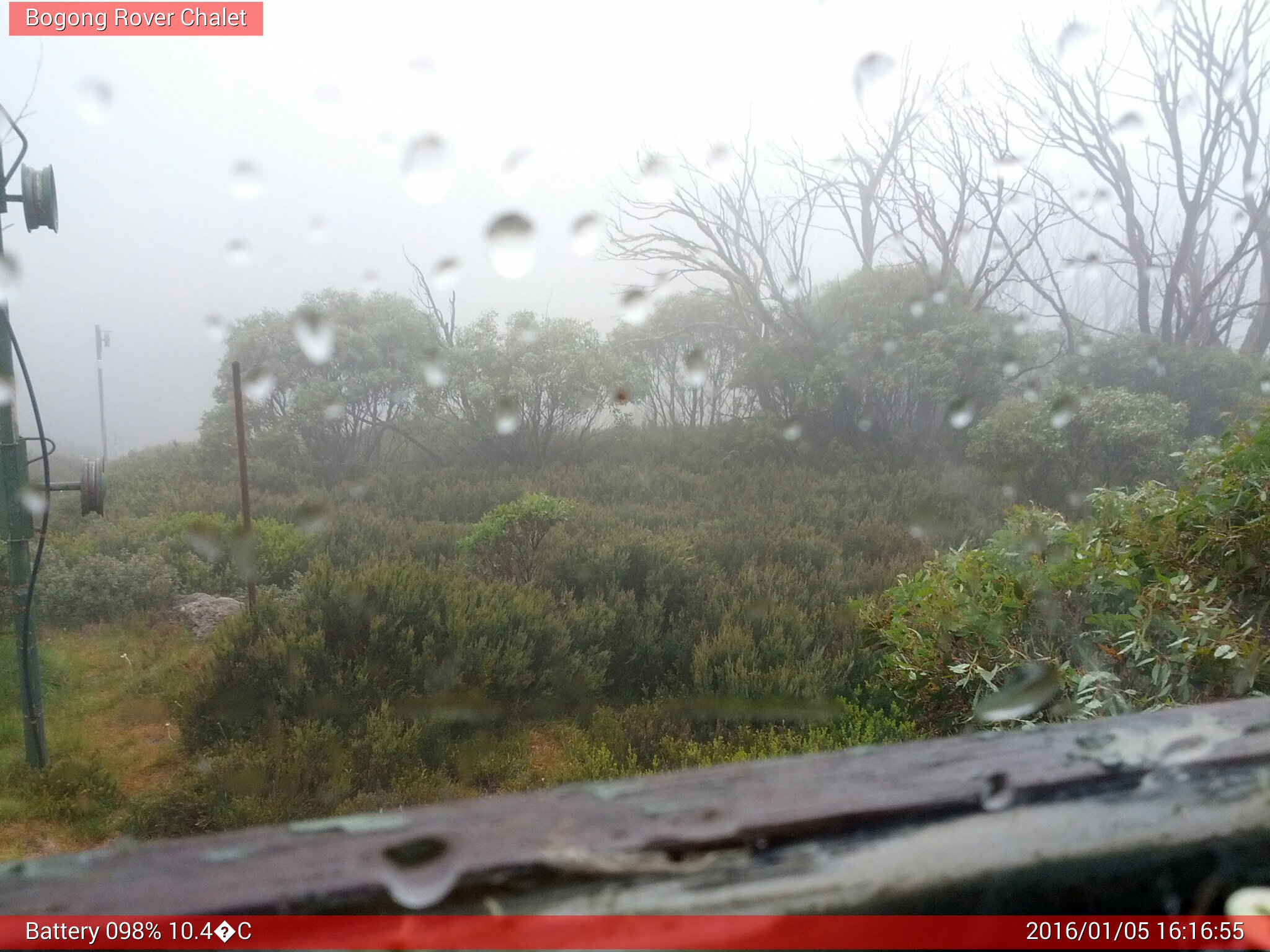 Bogong Web Cam 4:16pm Tuesday 5th of January 2016