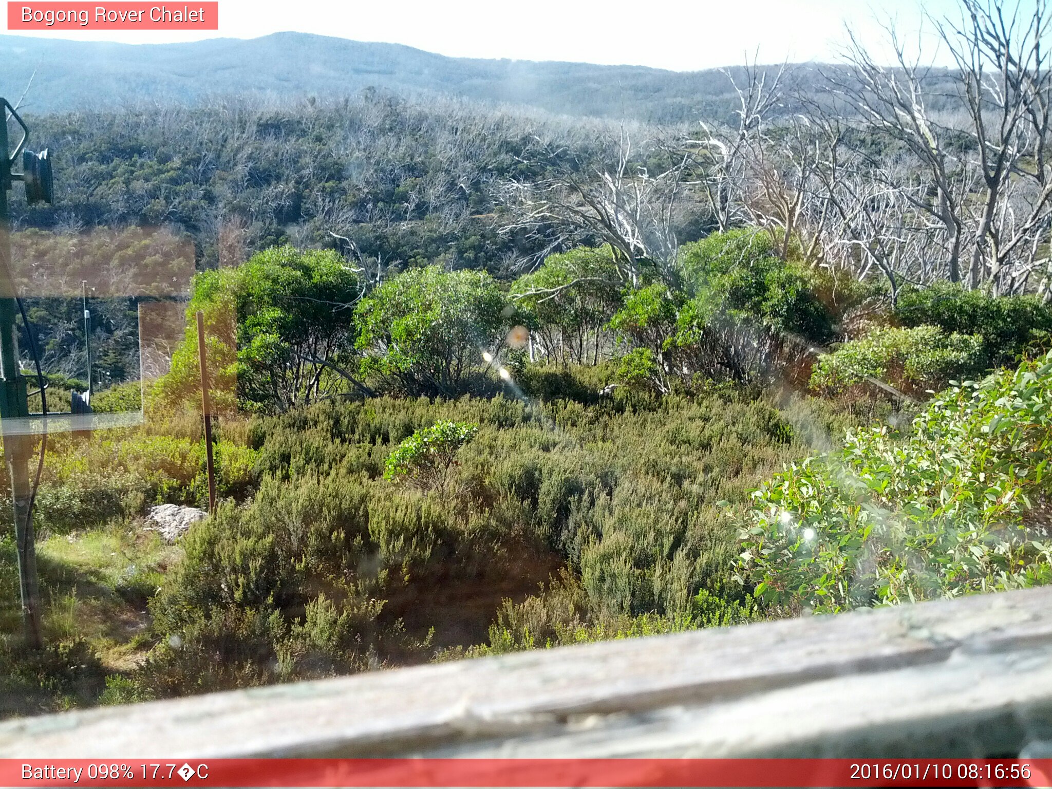 Bogong Web Cam 8:16am Sunday 10th of January 2016