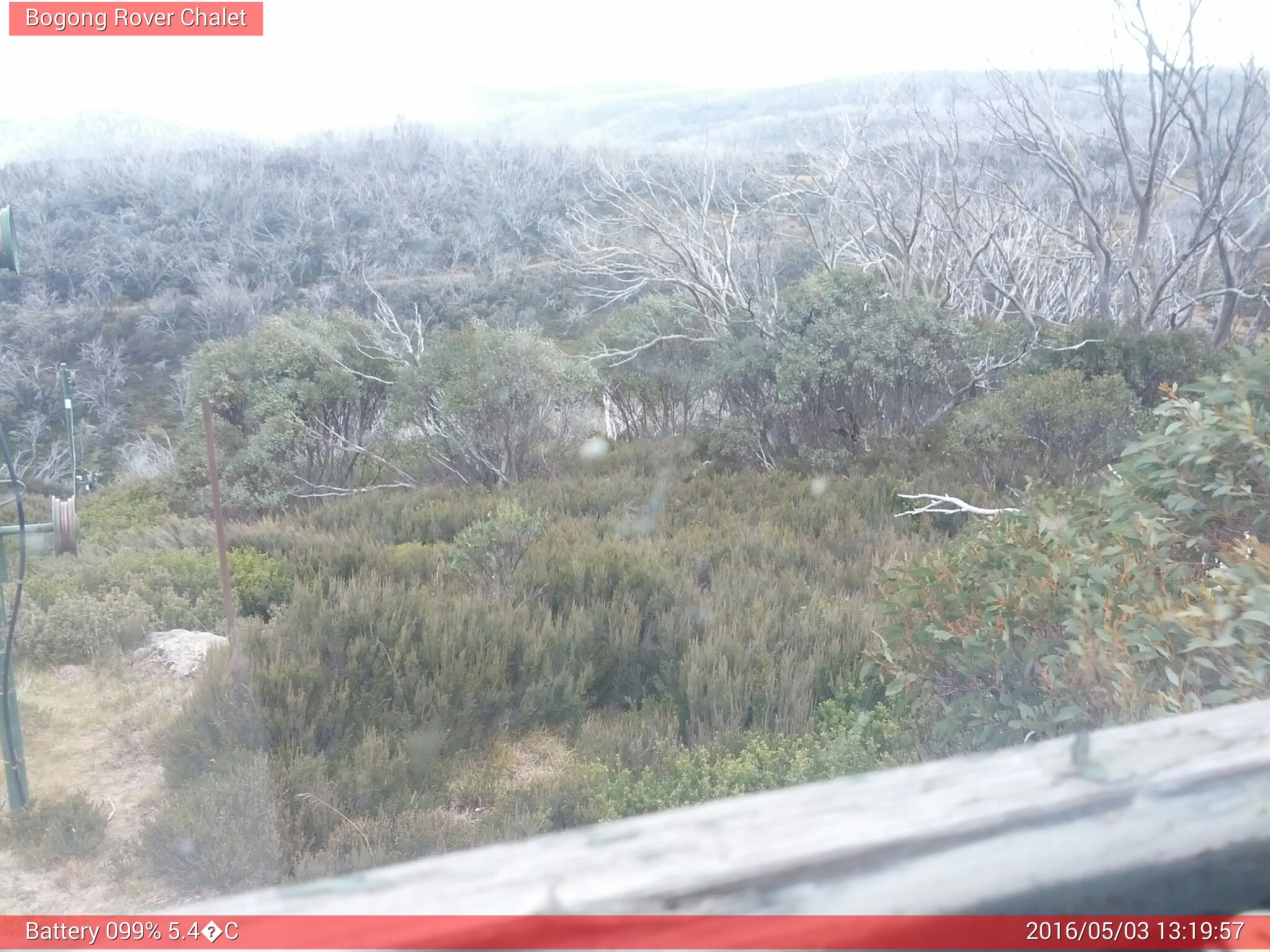 Bogong Web Cam 1:19pm Tuesday 3rd of May 2016