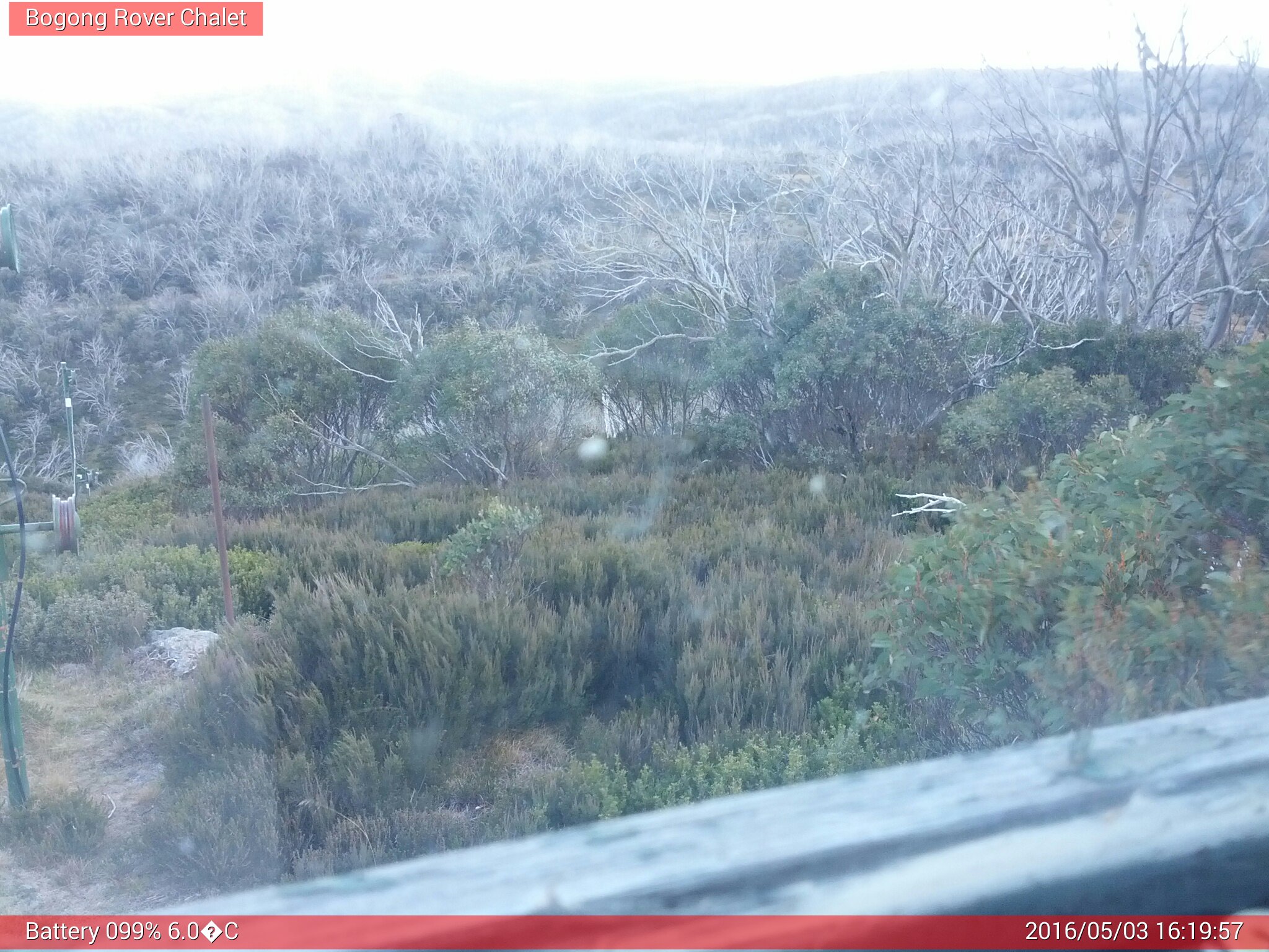 Bogong Web Cam 4:19pm Tuesday 3rd of May 2016