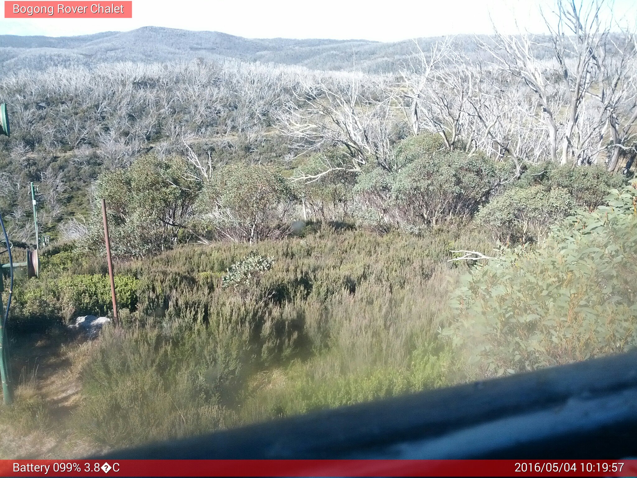 Bogong Web Cam 10:19am Wednesday 4th of May 2016