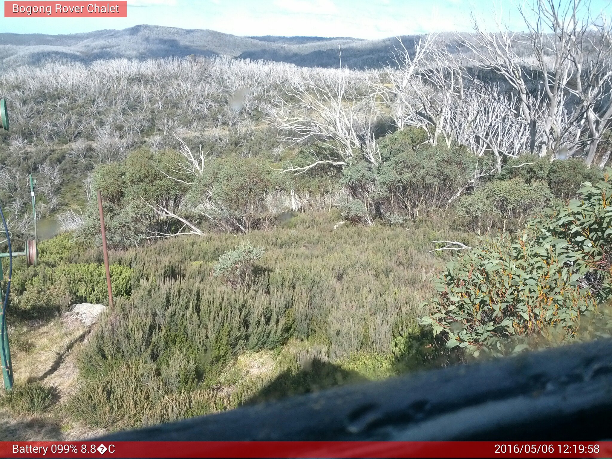 Bogong Web Cam 12:19pm Friday 6th of May 2016