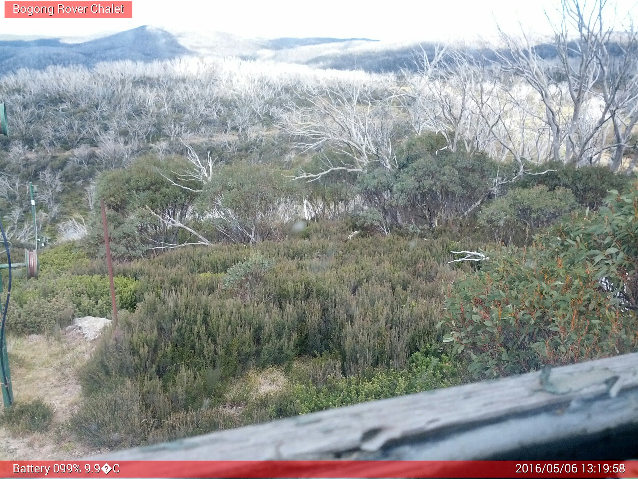 Bogong Web Cam 1:19pm Friday 6th of May 2016