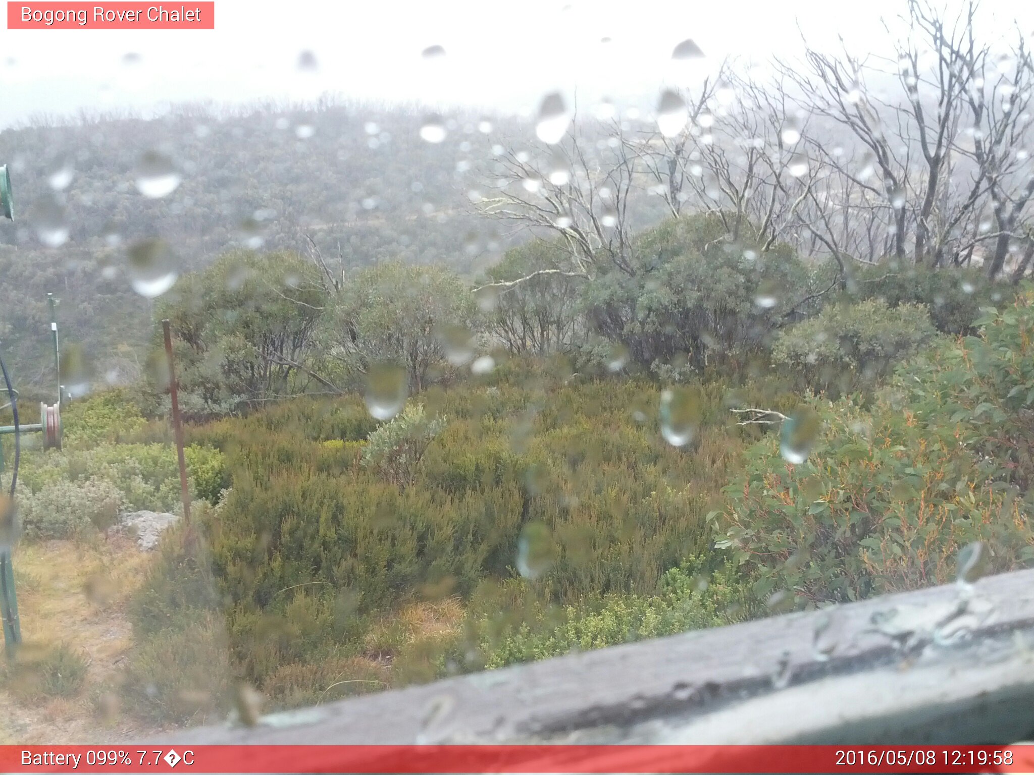 Bogong Web Cam 12:19pm Sunday 8th of May 2016