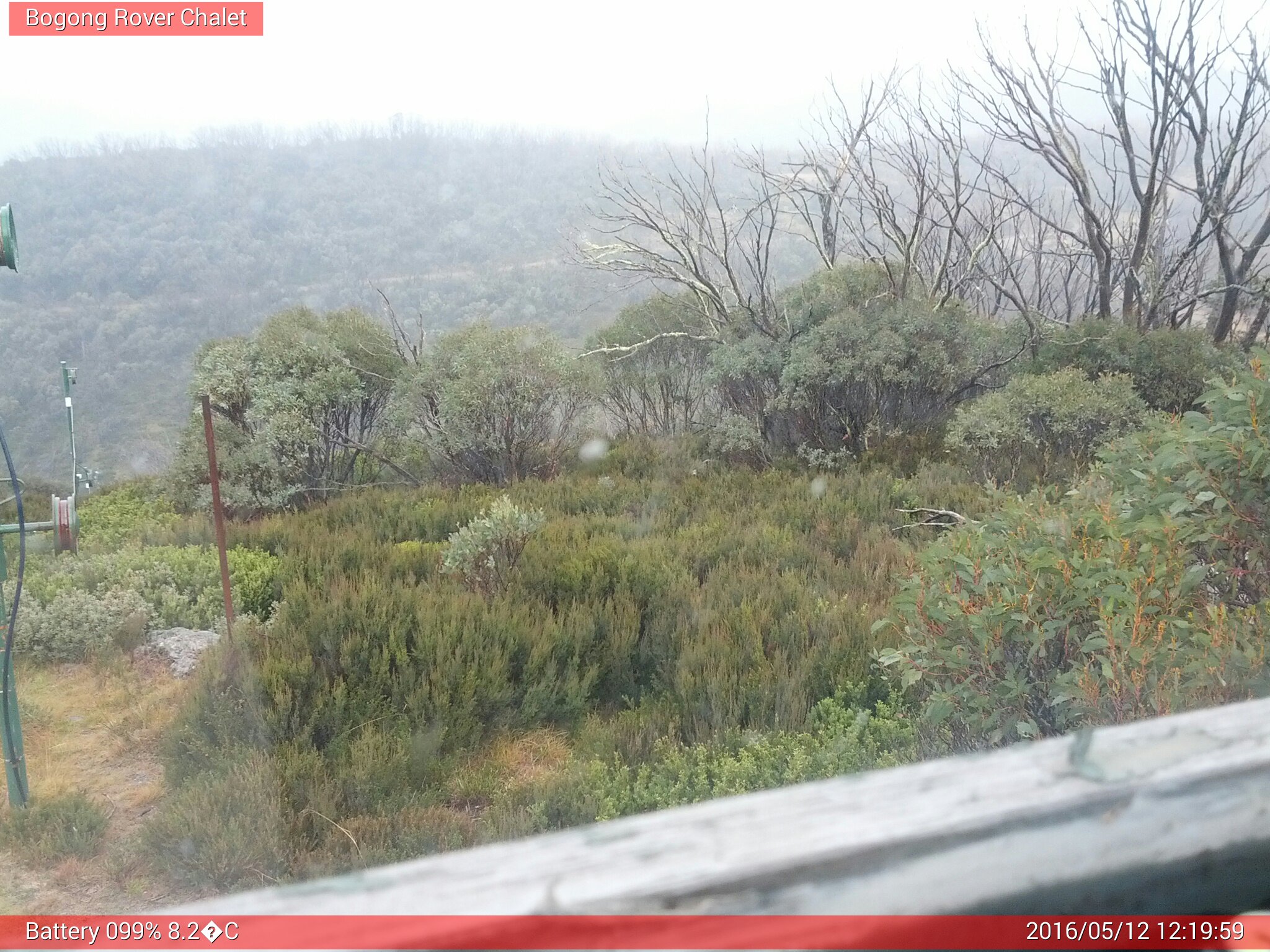 Bogong Web Cam 12:19pm Thursday 12th of May 2016