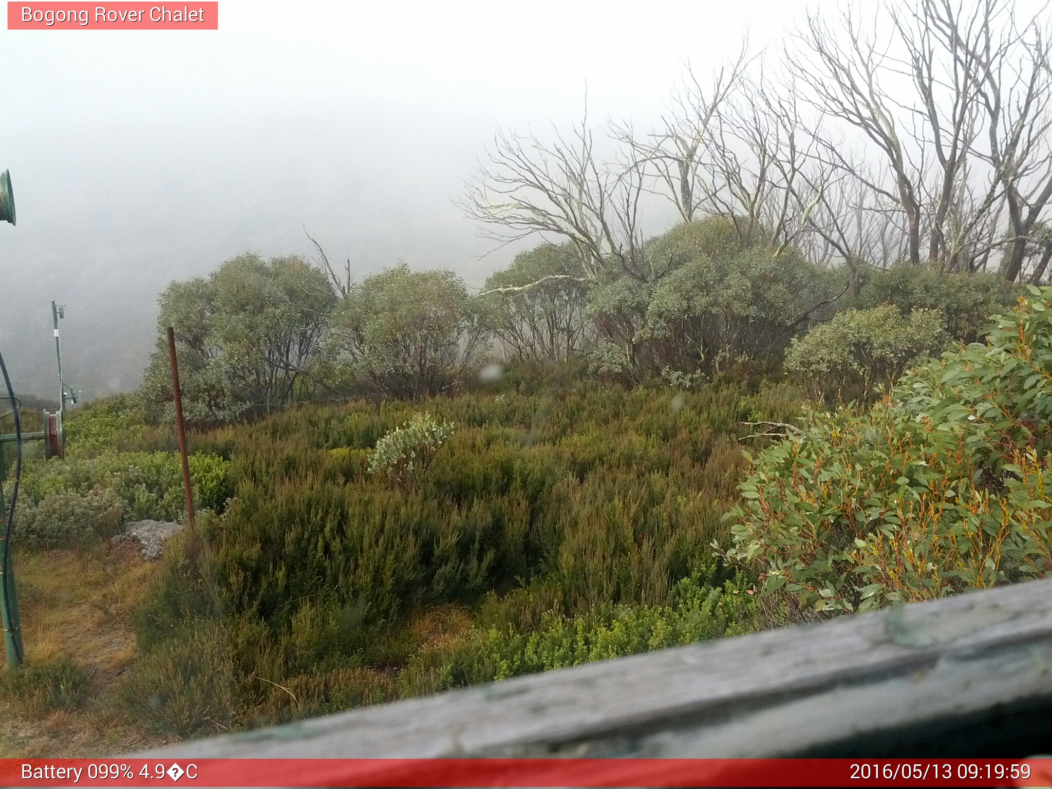 Bogong Web Cam 9:19am Friday 13th of May 2016