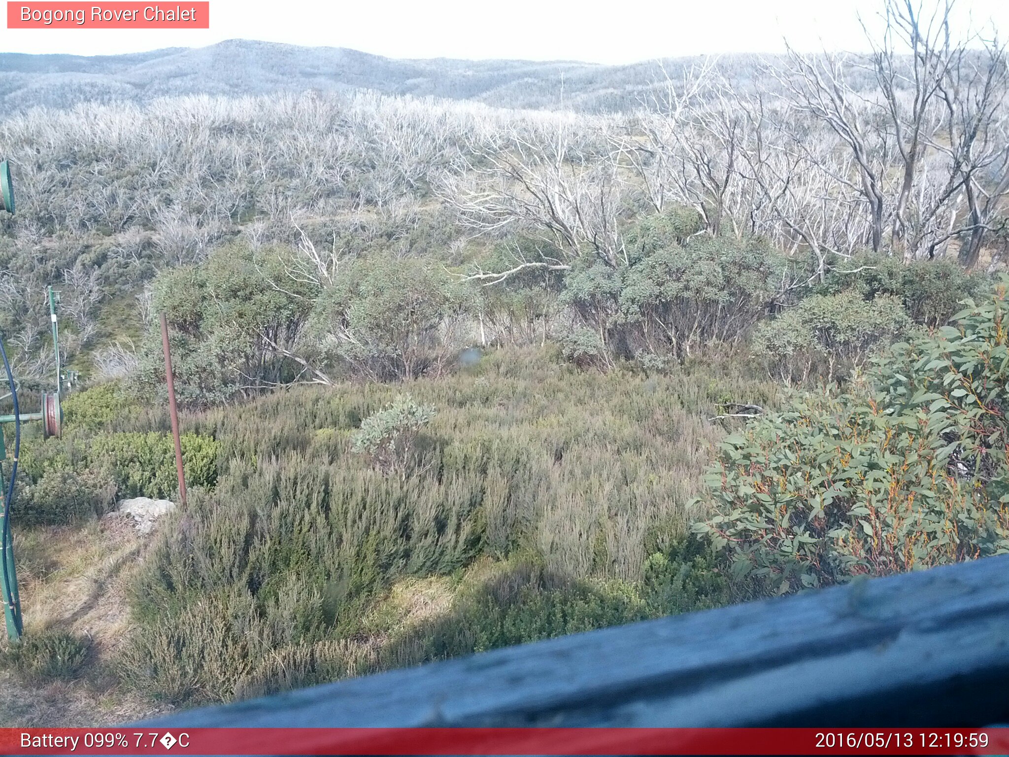 Bogong Web Cam 12:19pm Friday 13th of May 2016