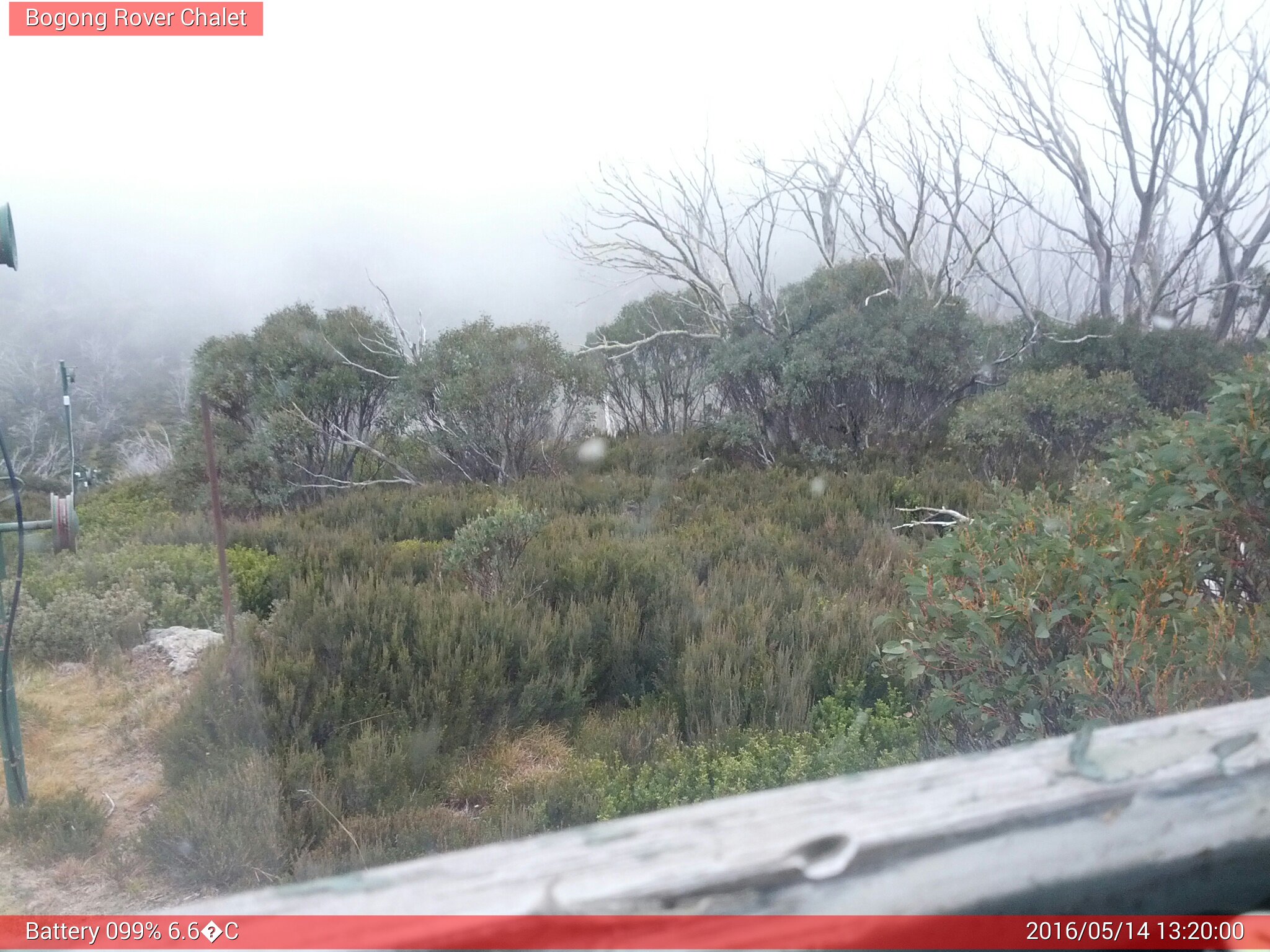 Bogong Web Cam 1:19pm Saturday 14th of May 2016