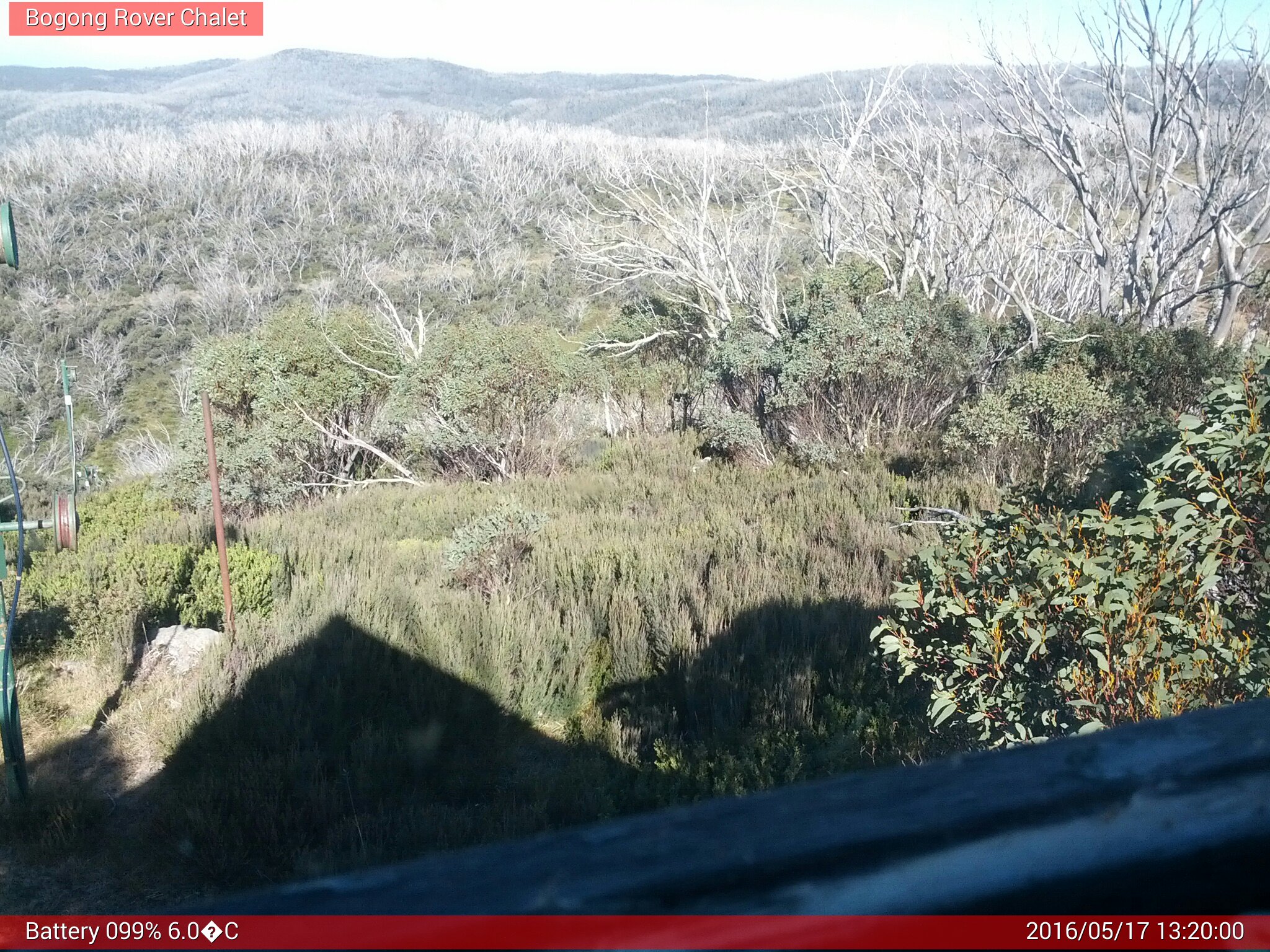 Bogong Web Cam 1:20pm Tuesday 17th of May 2016