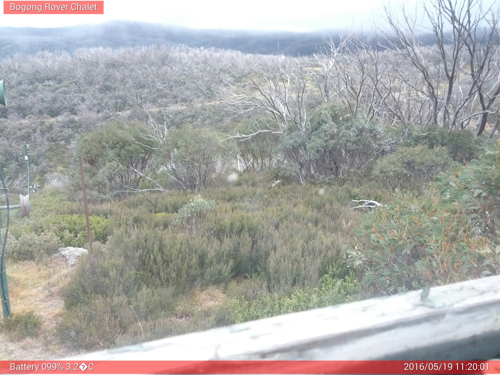 Bogong Web Cam 11:20am Thursday 19th of May 2016