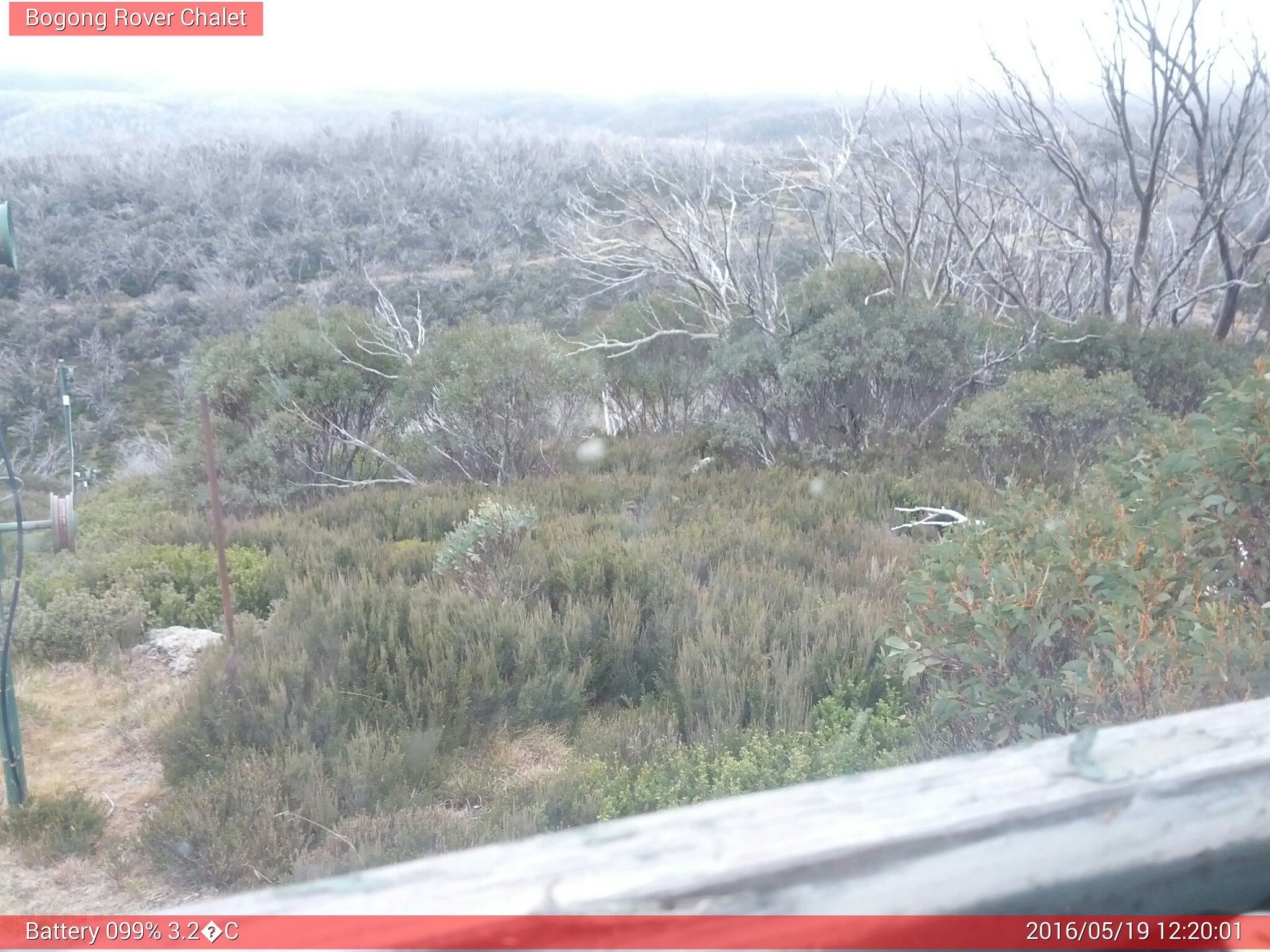 Bogong Web Cam 12:20pm Thursday 19th of May 2016