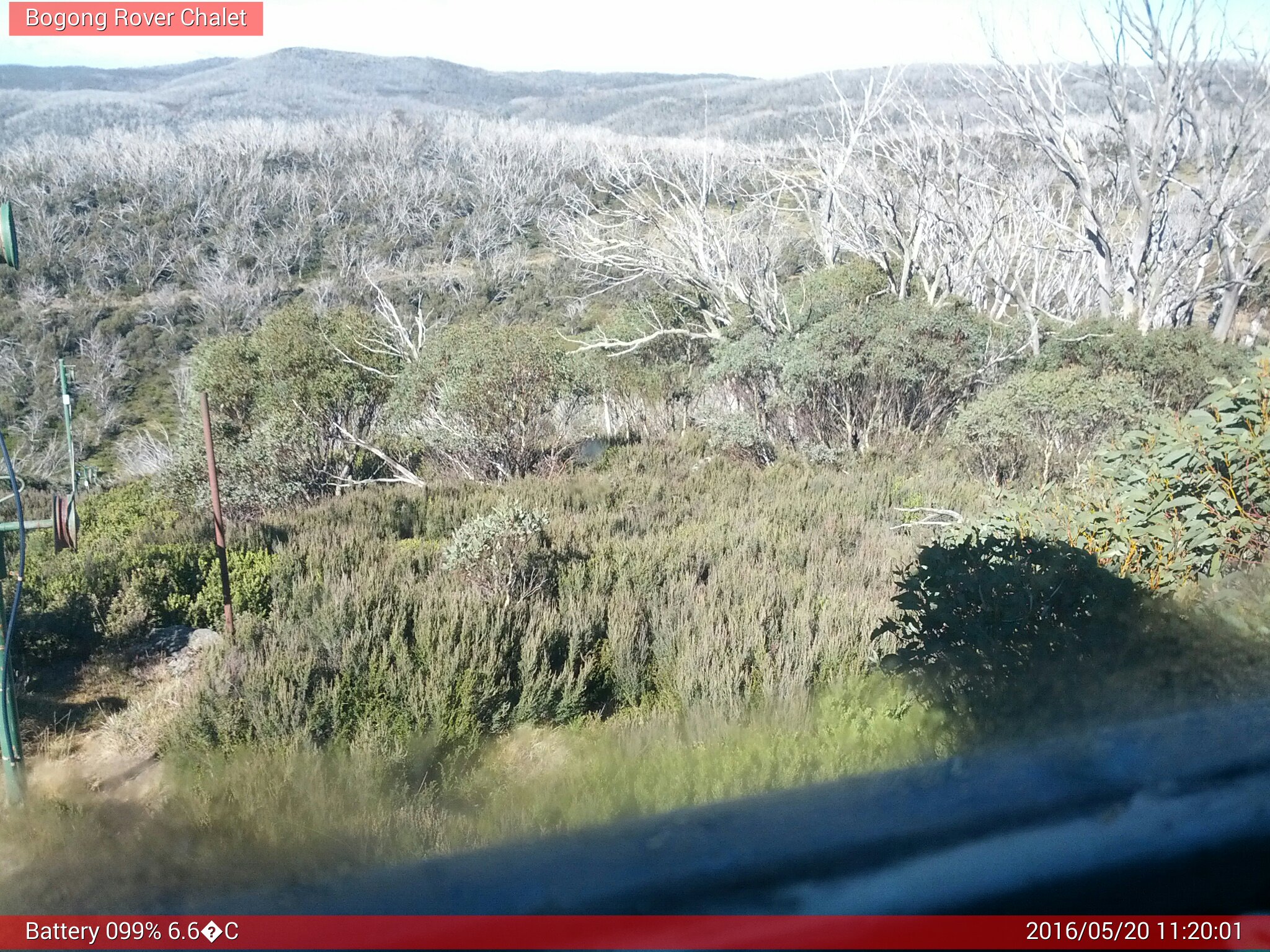 Bogong Web Cam 11:20am Friday 20th of May 2016