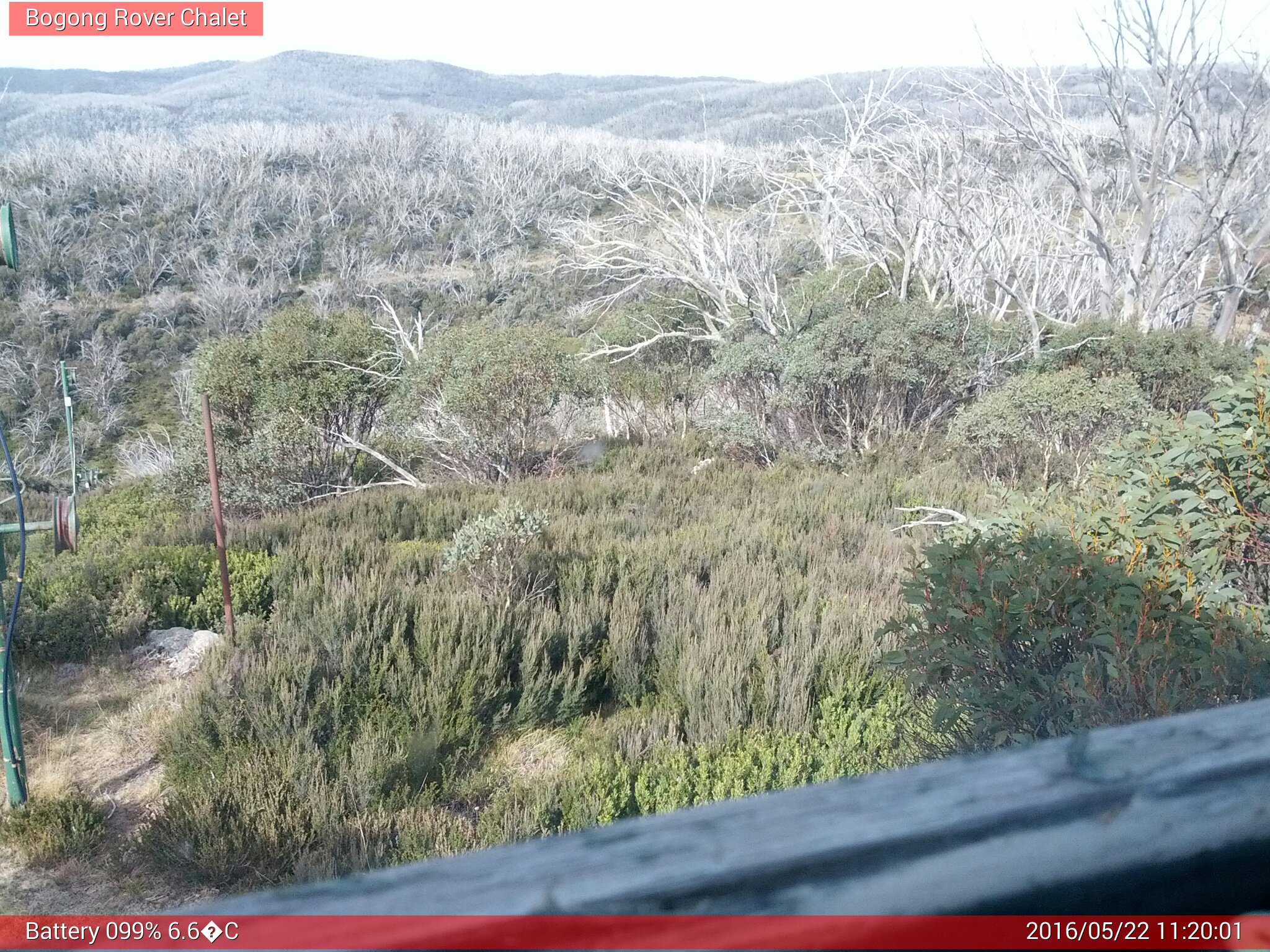 Bogong Web Cam 11:20am Sunday 22nd of May 2016