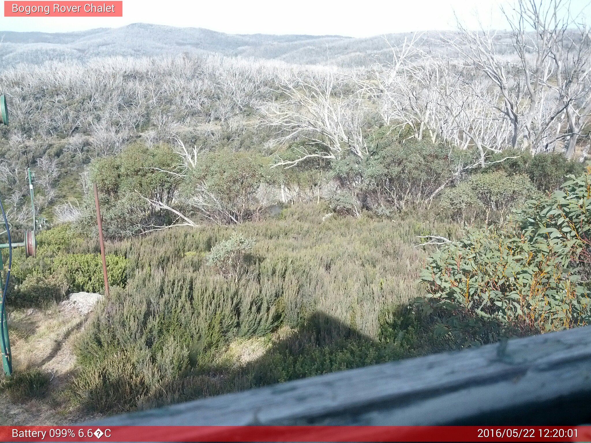 Bogong Web Cam 12:20pm Sunday 22nd of May 2016