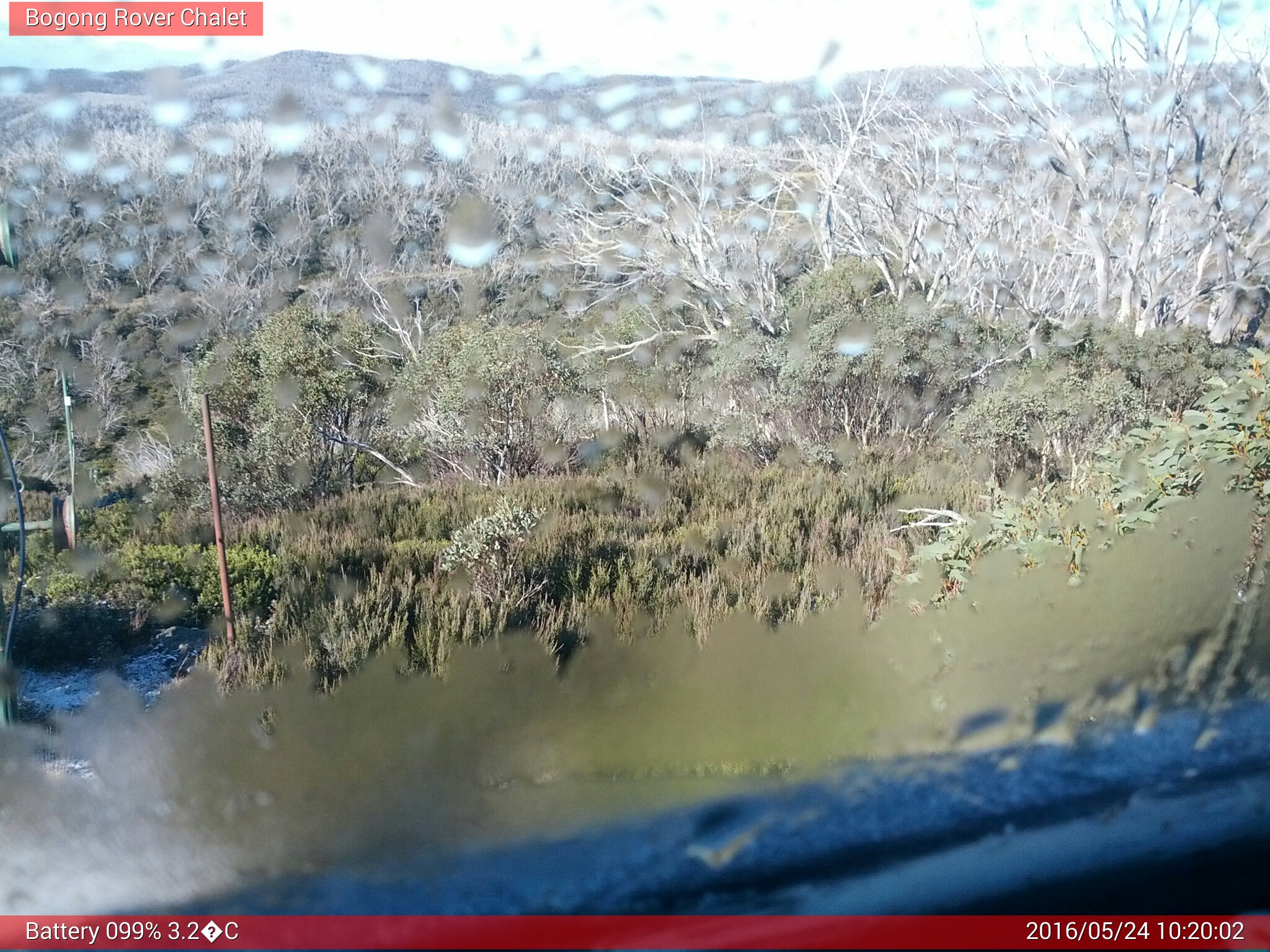 Bogong Web Cam 10:20am Tuesday 24th of May 2016