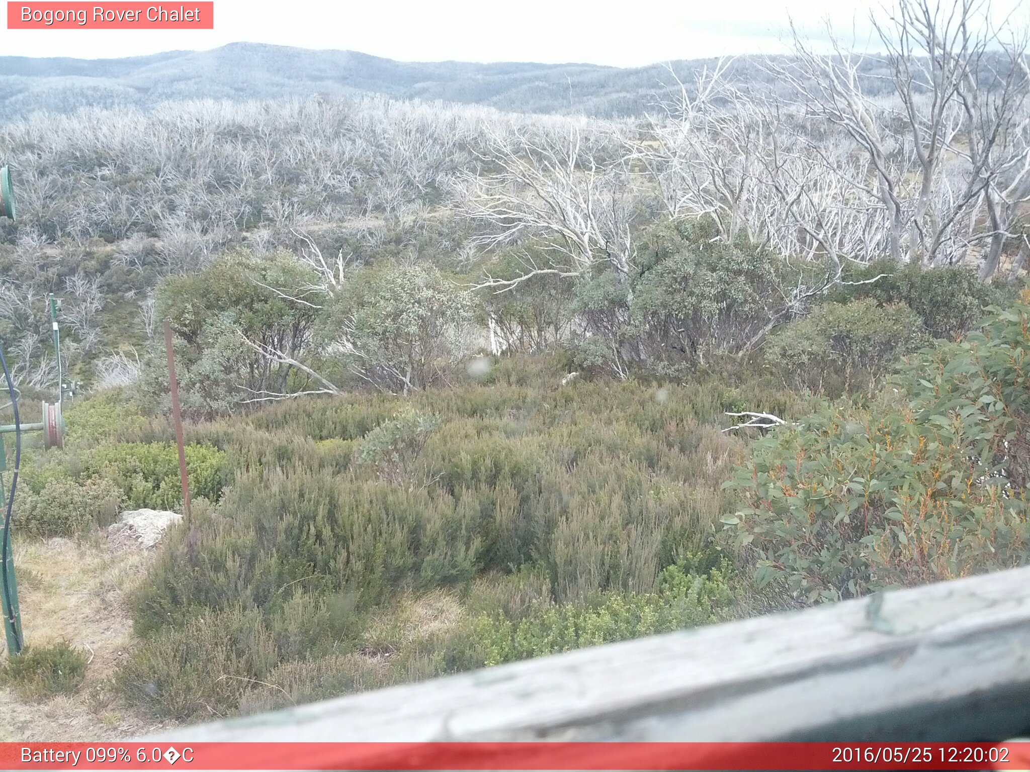 Bogong Web Cam 12:20pm Wednesday 25th of May 2016