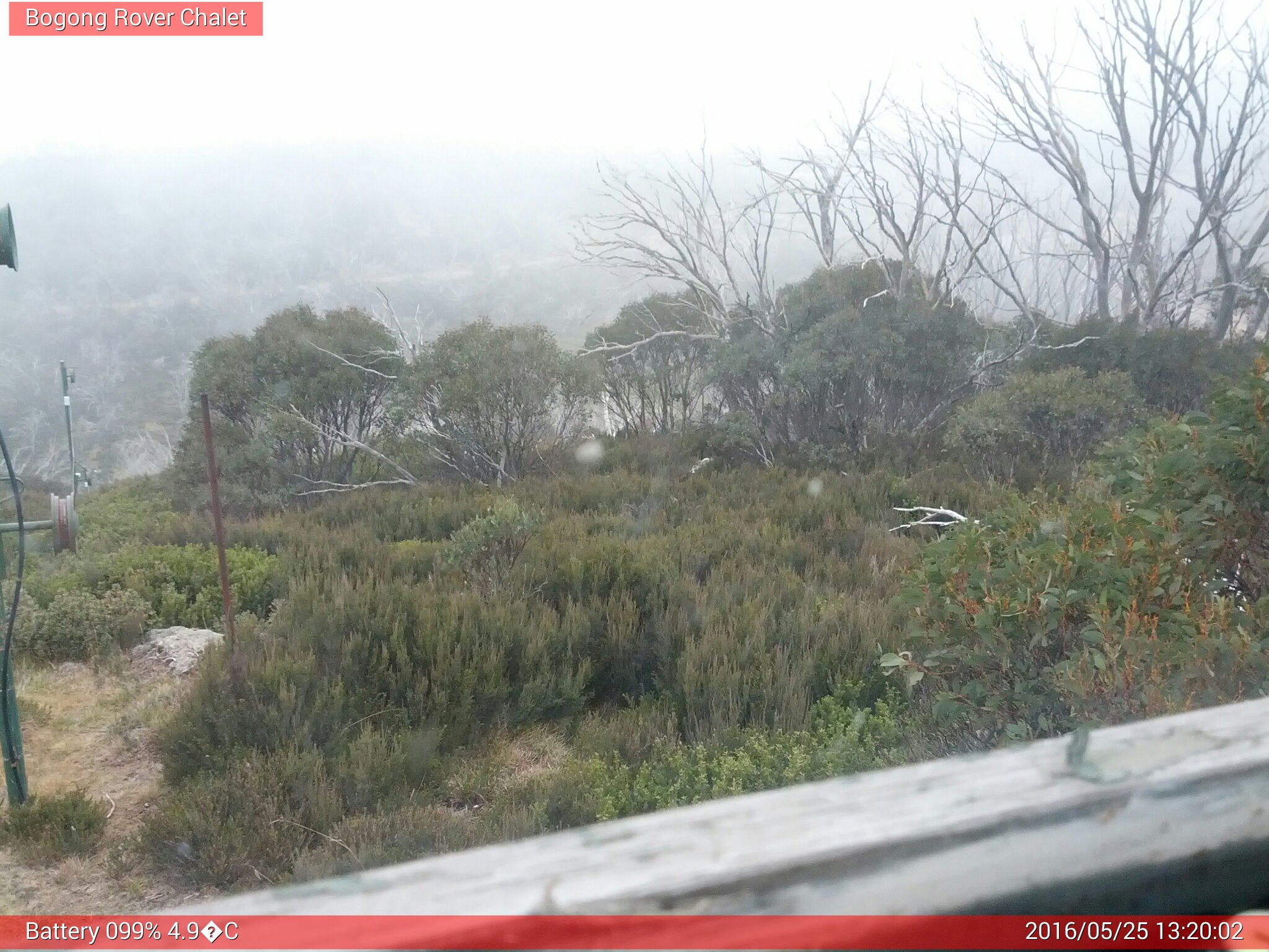 Bogong Web Cam 1:20pm Wednesday 25th of May 2016