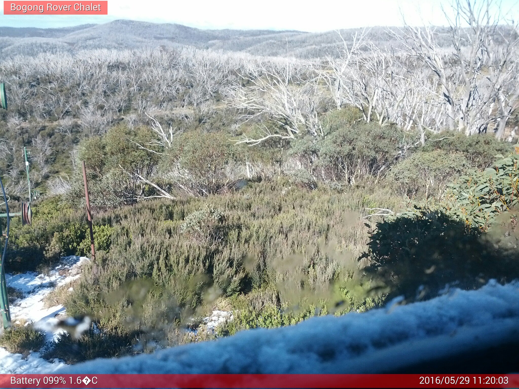 Bogong Web Cam 11:20am Sunday 29th of May 2016