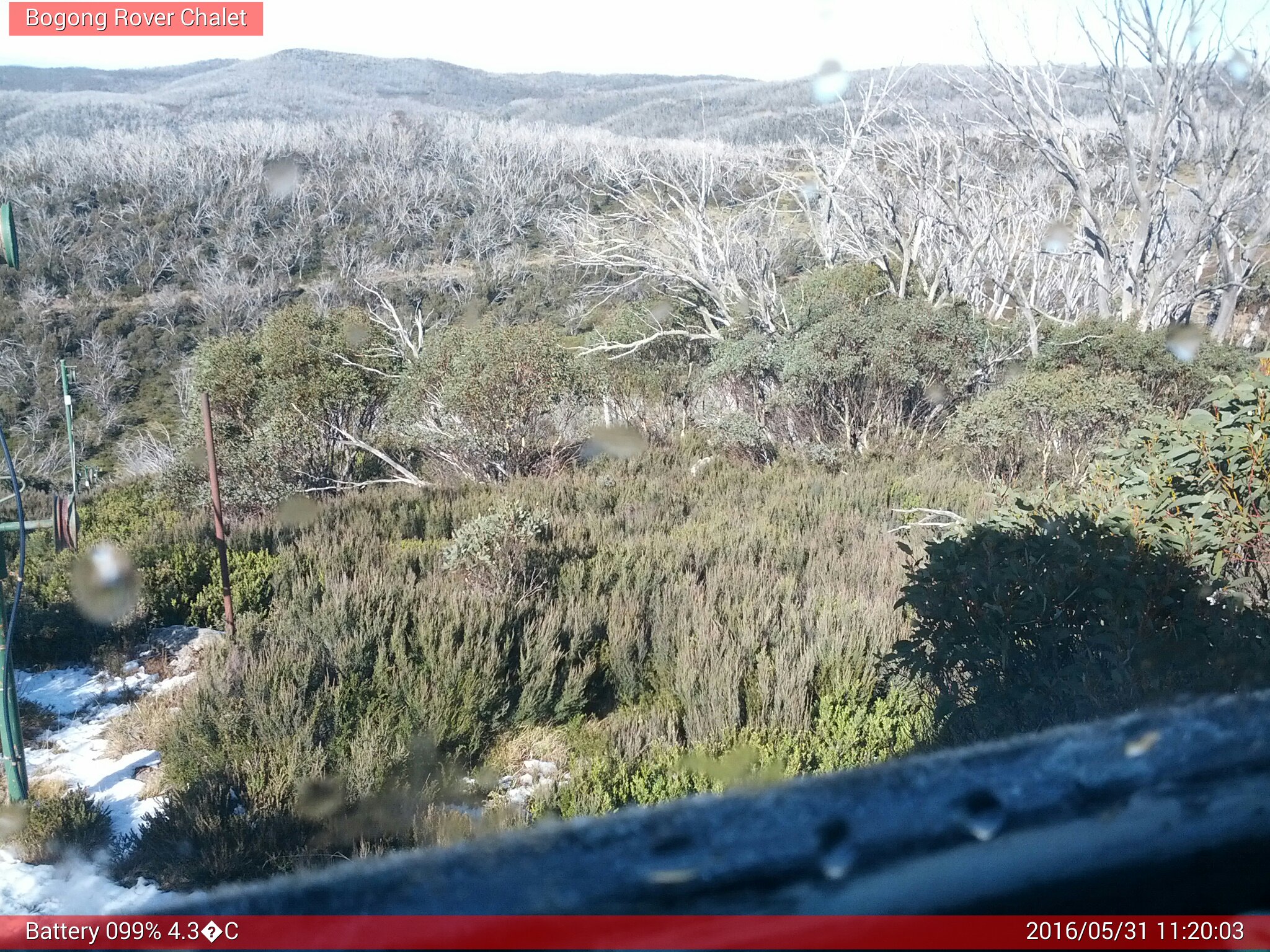 Bogong Web Cam 11:20am Tuesday 31st of May 2016