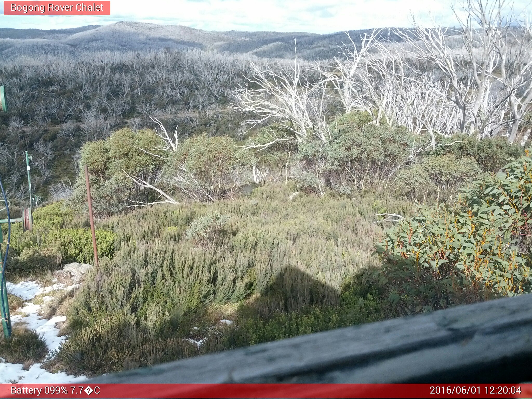 Bogong Web Cam 12:20pm Wednesday 1st of June 2016