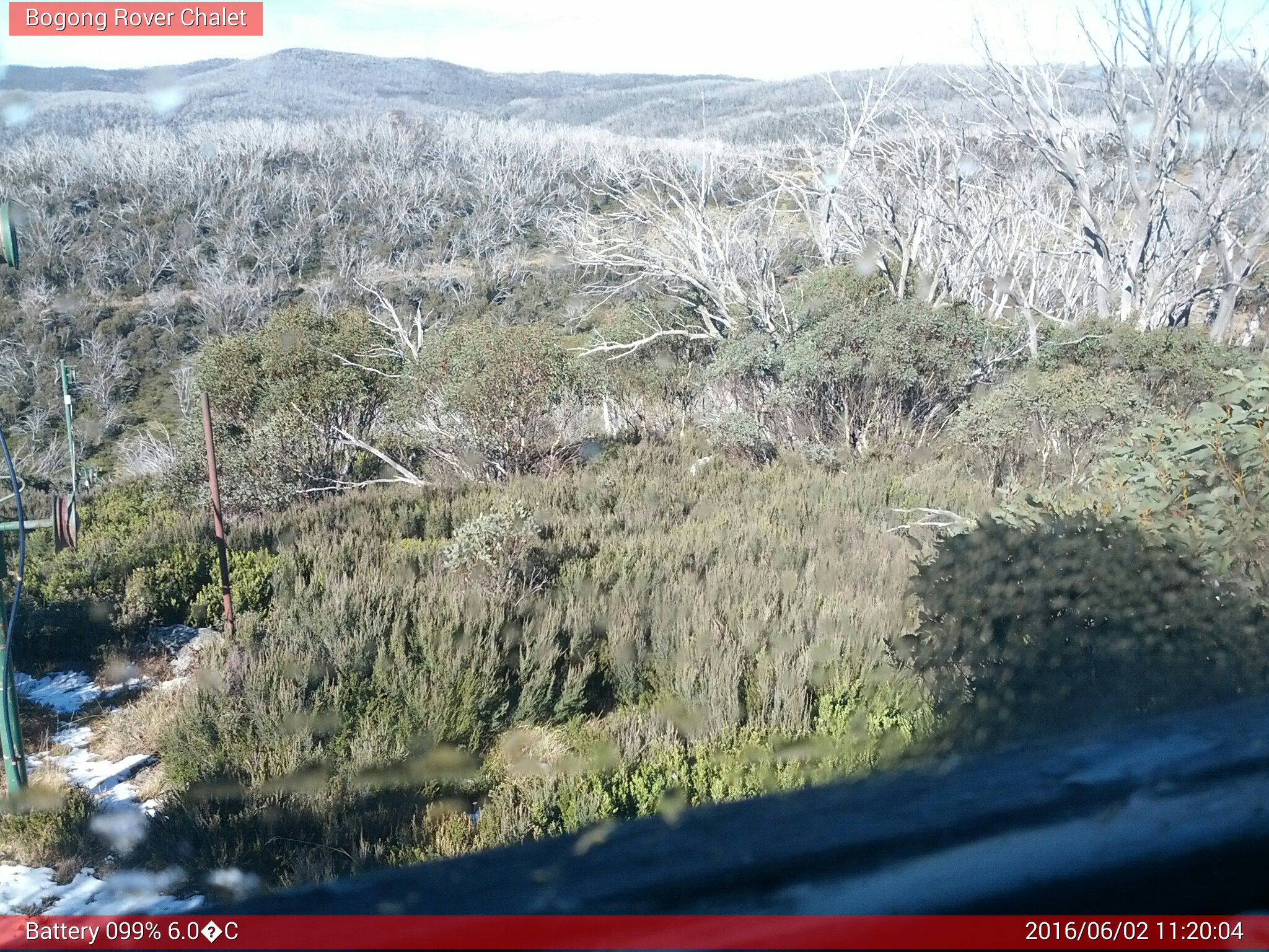 Bogong Web Cam 11:20am Thursday 2nd of June 2016