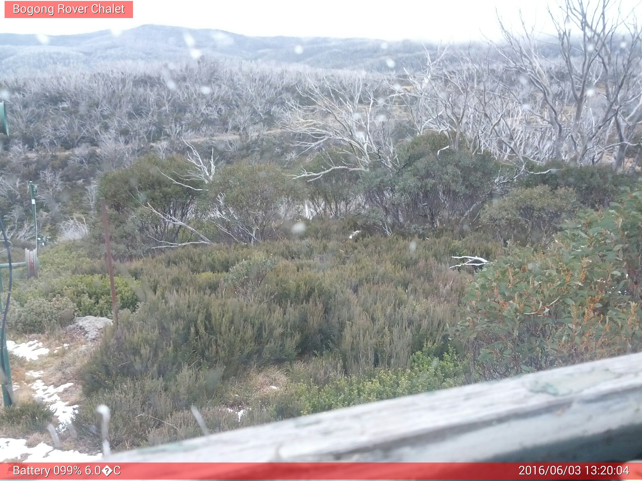 Bogong Web Cam 1:20pm Friday 3rd of June 2016