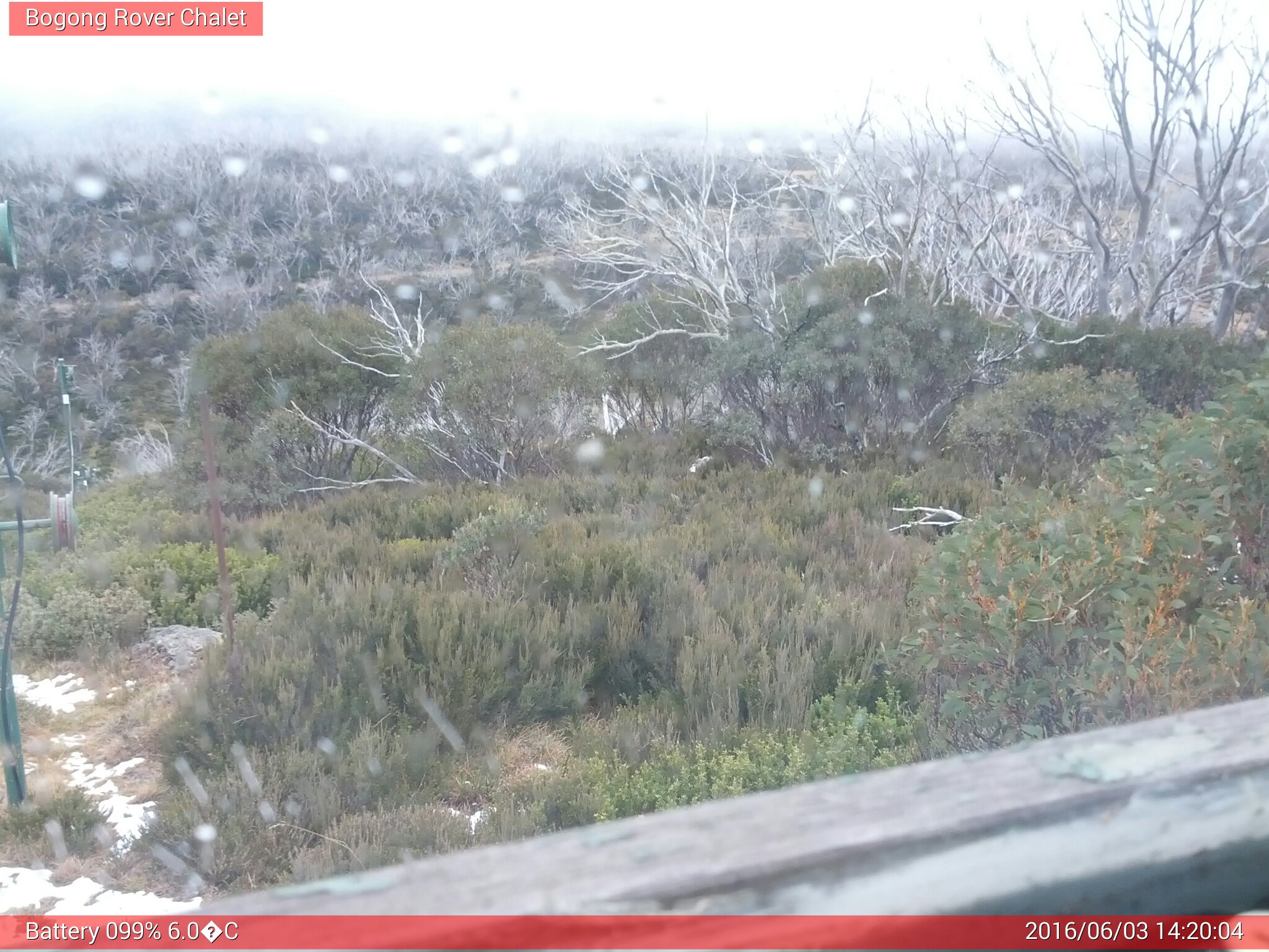 Bogong Web Cam 2:20pm Friday 3rd of June 2016