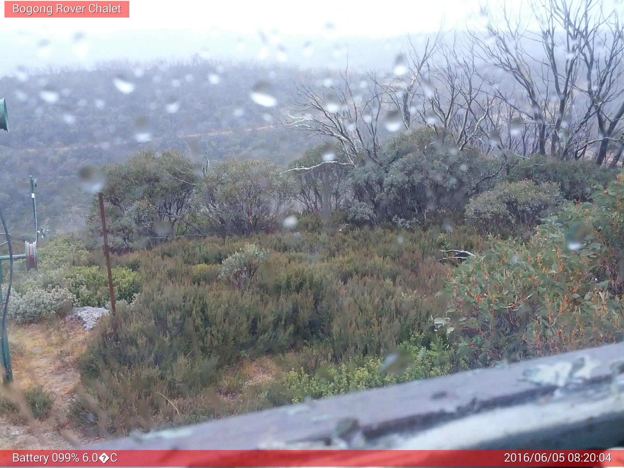 Bogong Web Cam 8:20am Sunday 5th of June 2016