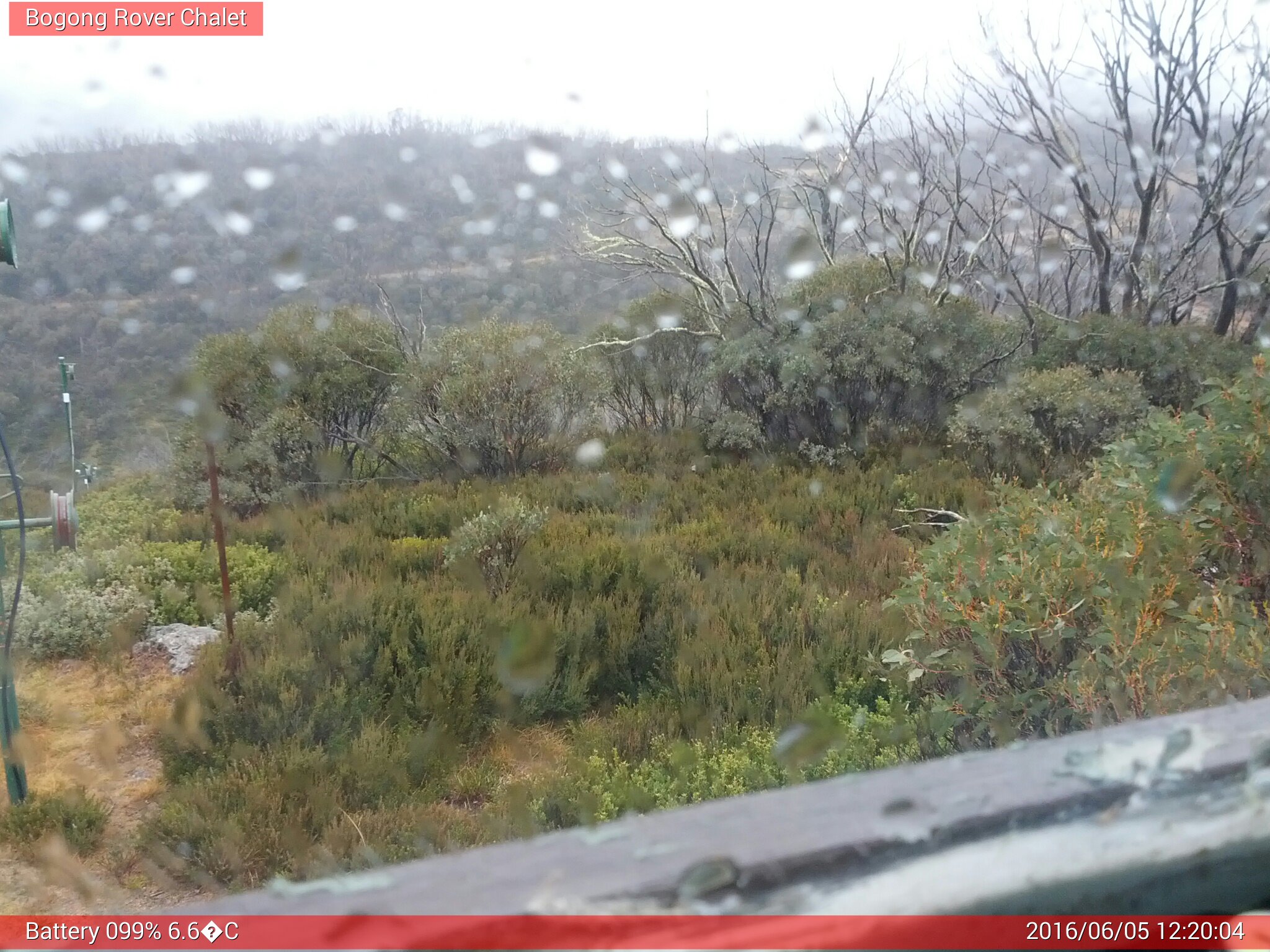 Bogong Web Cam 12:20pm Sunday 5th of June 2016