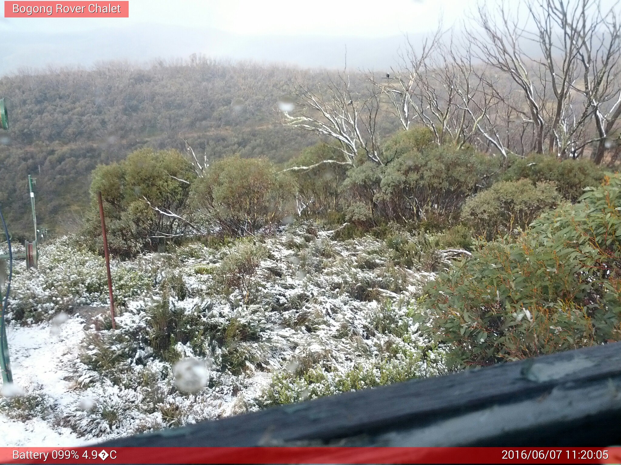 Bogong Web Cam 11:20am Tuesday 7th of June 2016