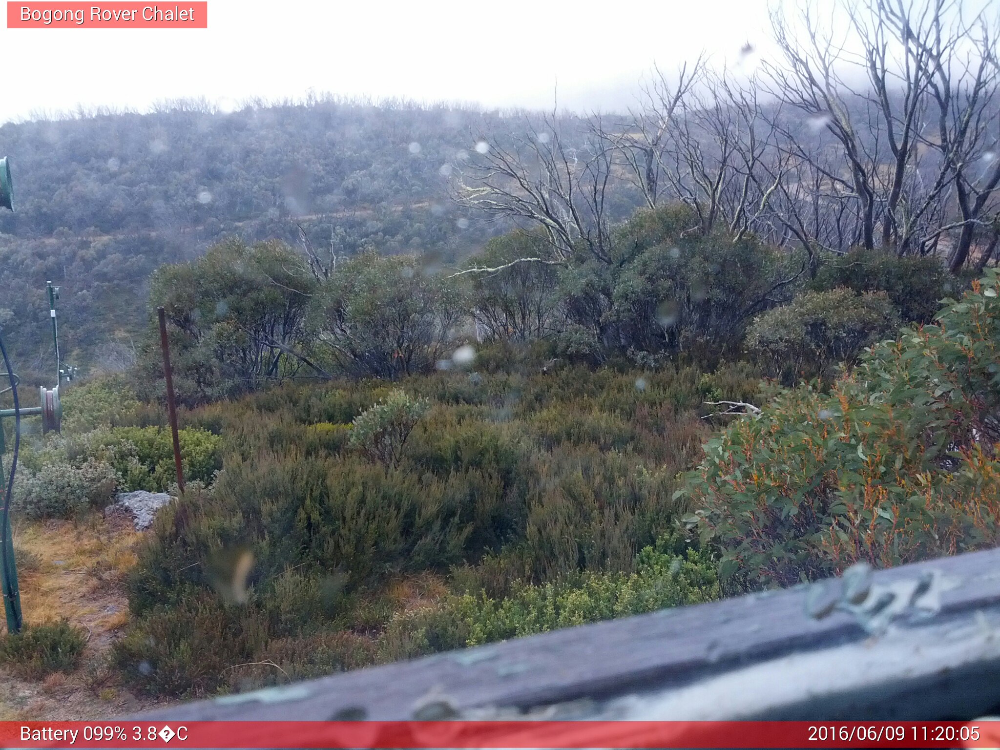 Bogong Web Cam 11:20am Thursday 9th of June 2016