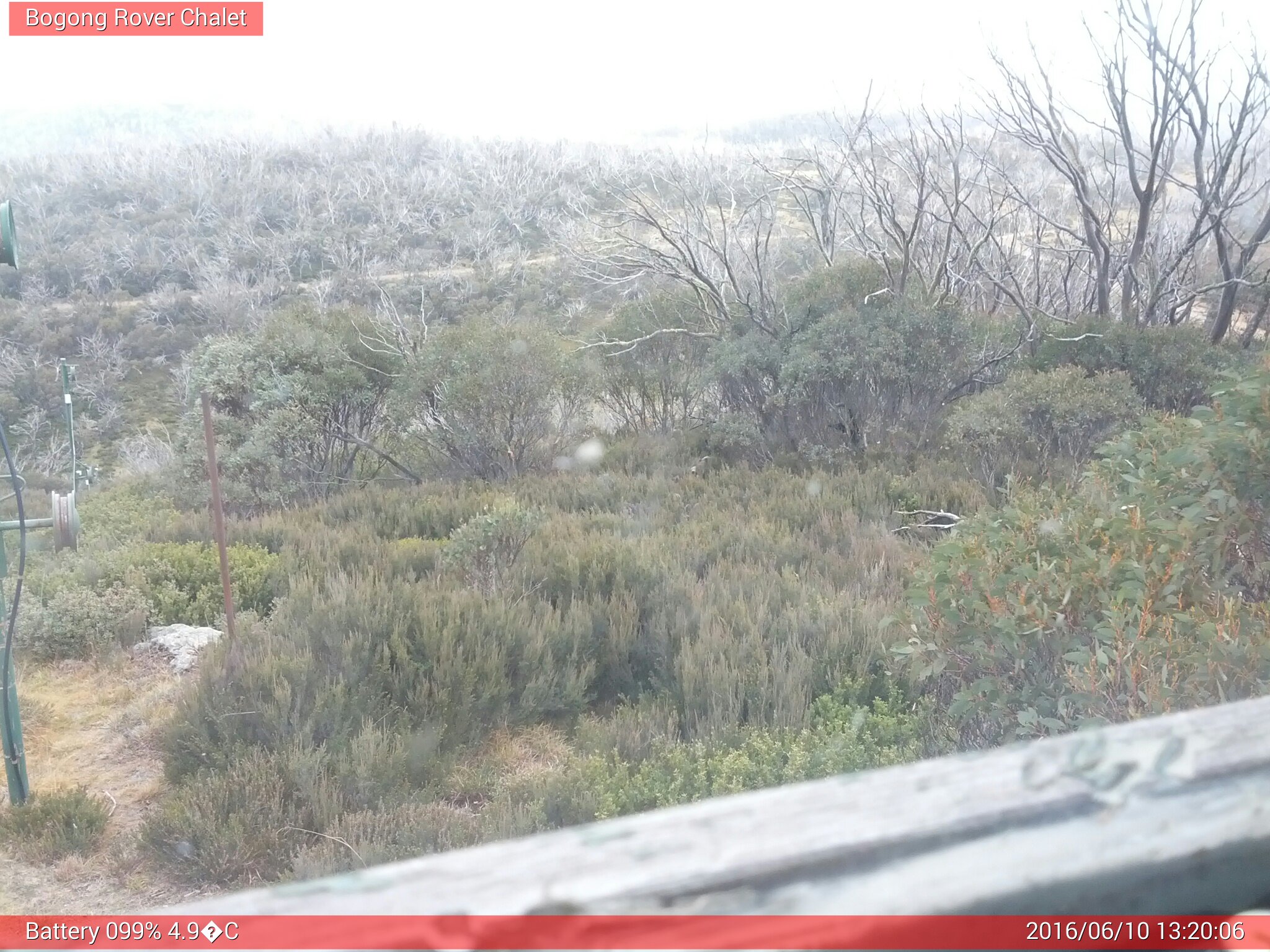 Bogong Web Cam 1:20pm Friday 10th of June 2016