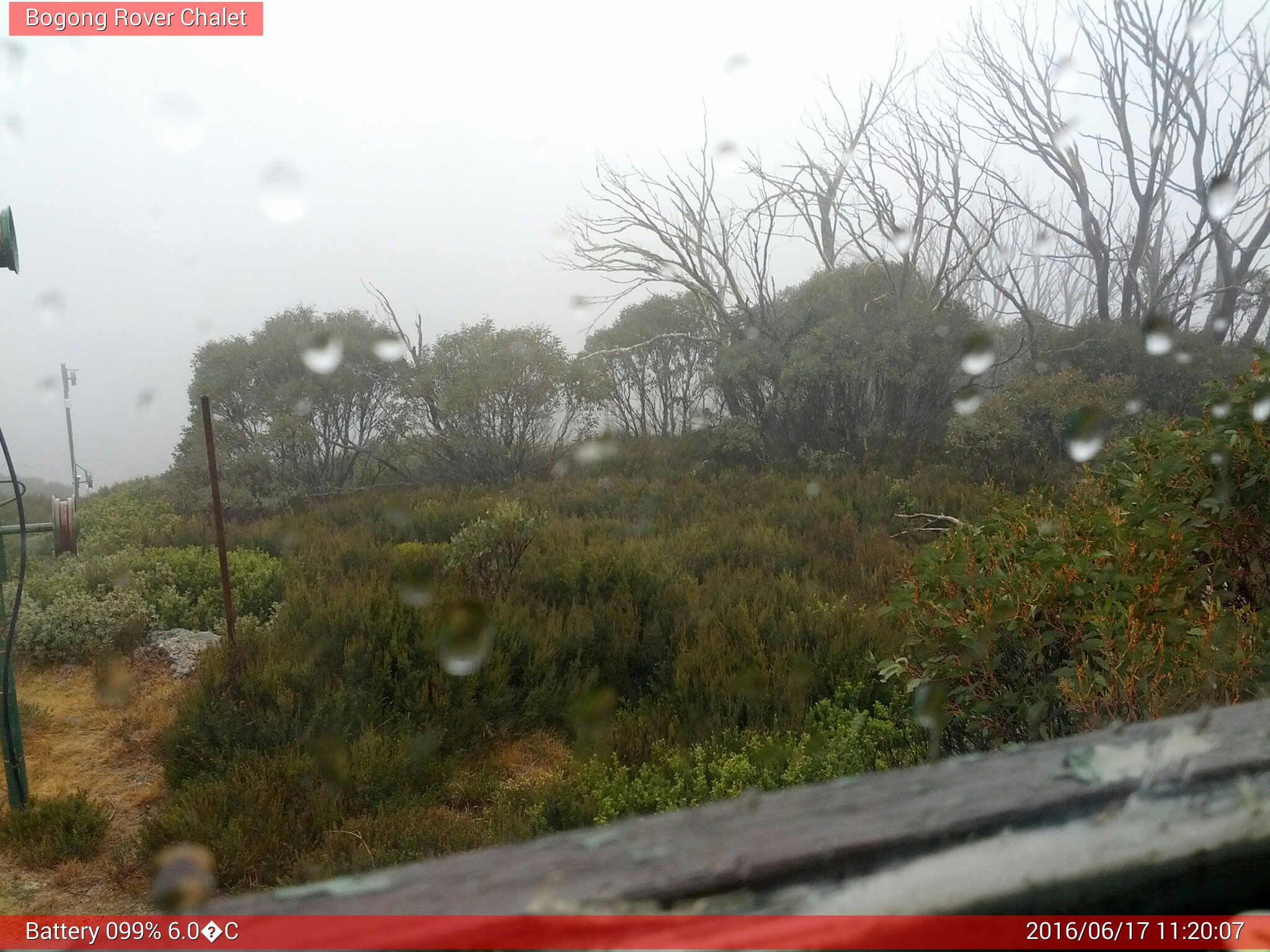 Bogong Web Cam 11:20am Friday 17th of June 2016