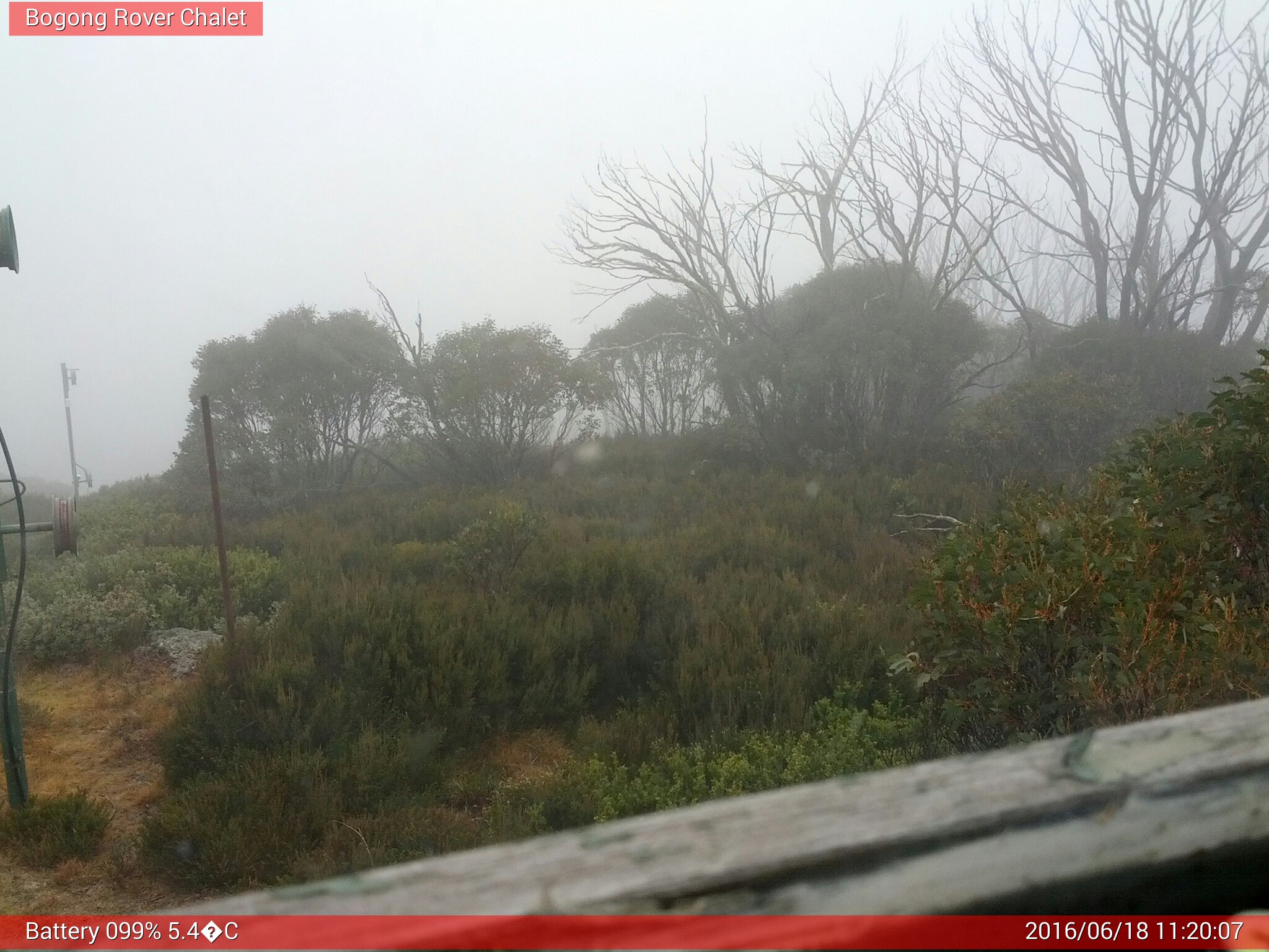 Bogong Web Cam 11:20am Saturday 18th of June 2016