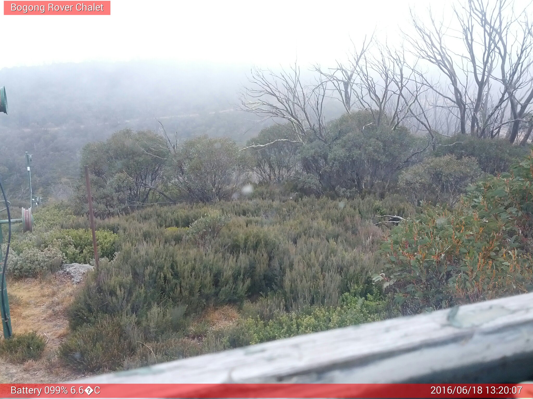 Bogong Web Cam 1:20pm Saturday 18th of June 2016