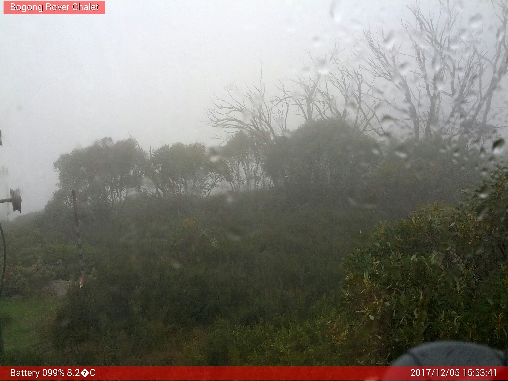 Bogong Web Cam 3:53pm Tuesday 5th of December 2017