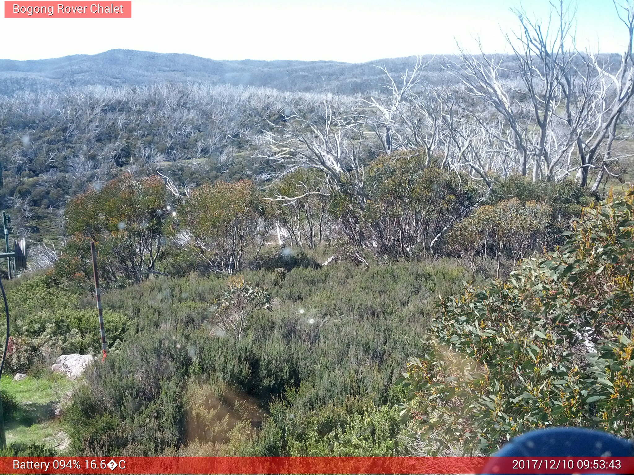 Bogong Web Cam 9:53am Sunday 10th of December 2017