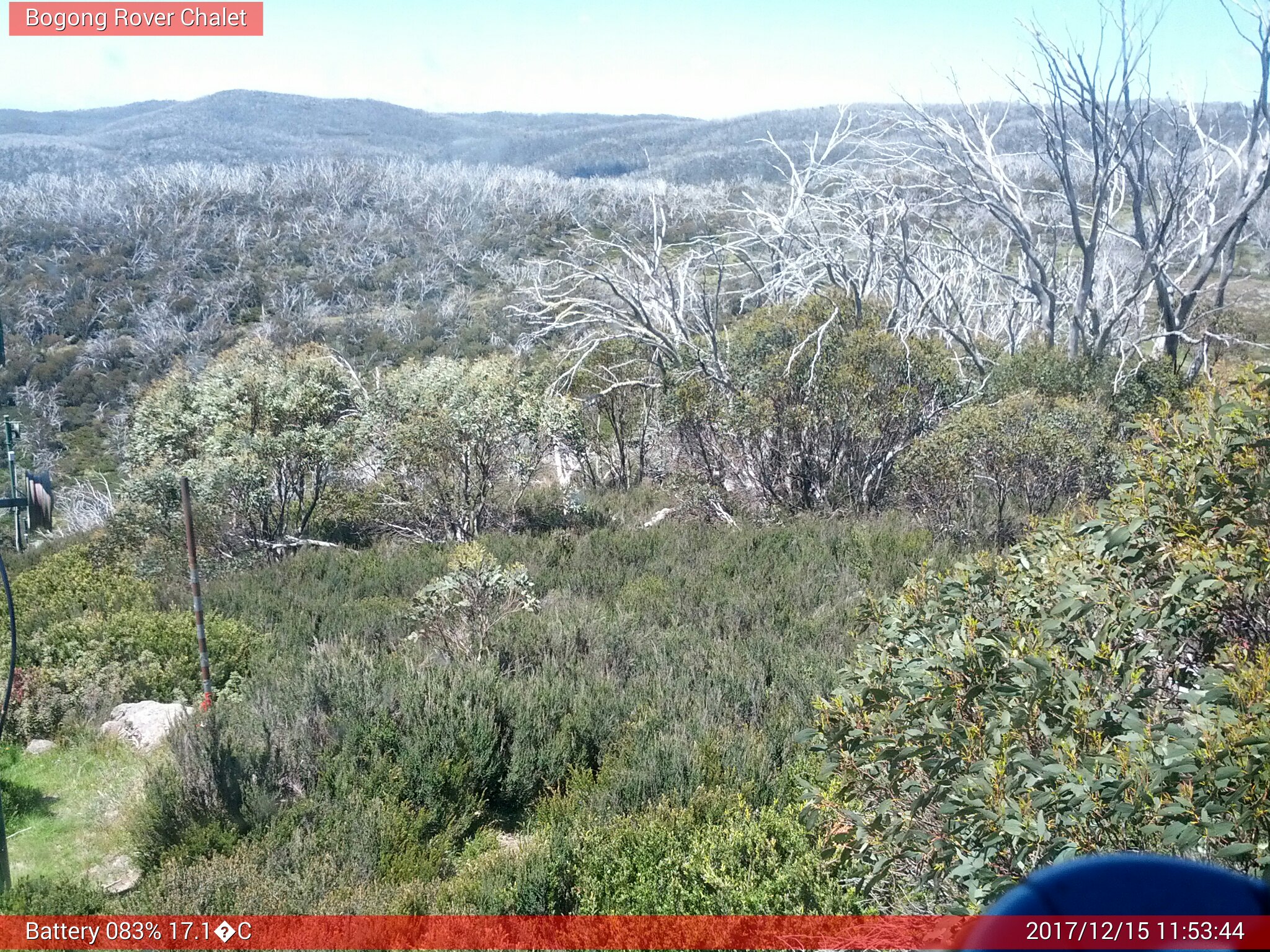 Bogong Web Cam 11:53am Friday 15th of December 2017