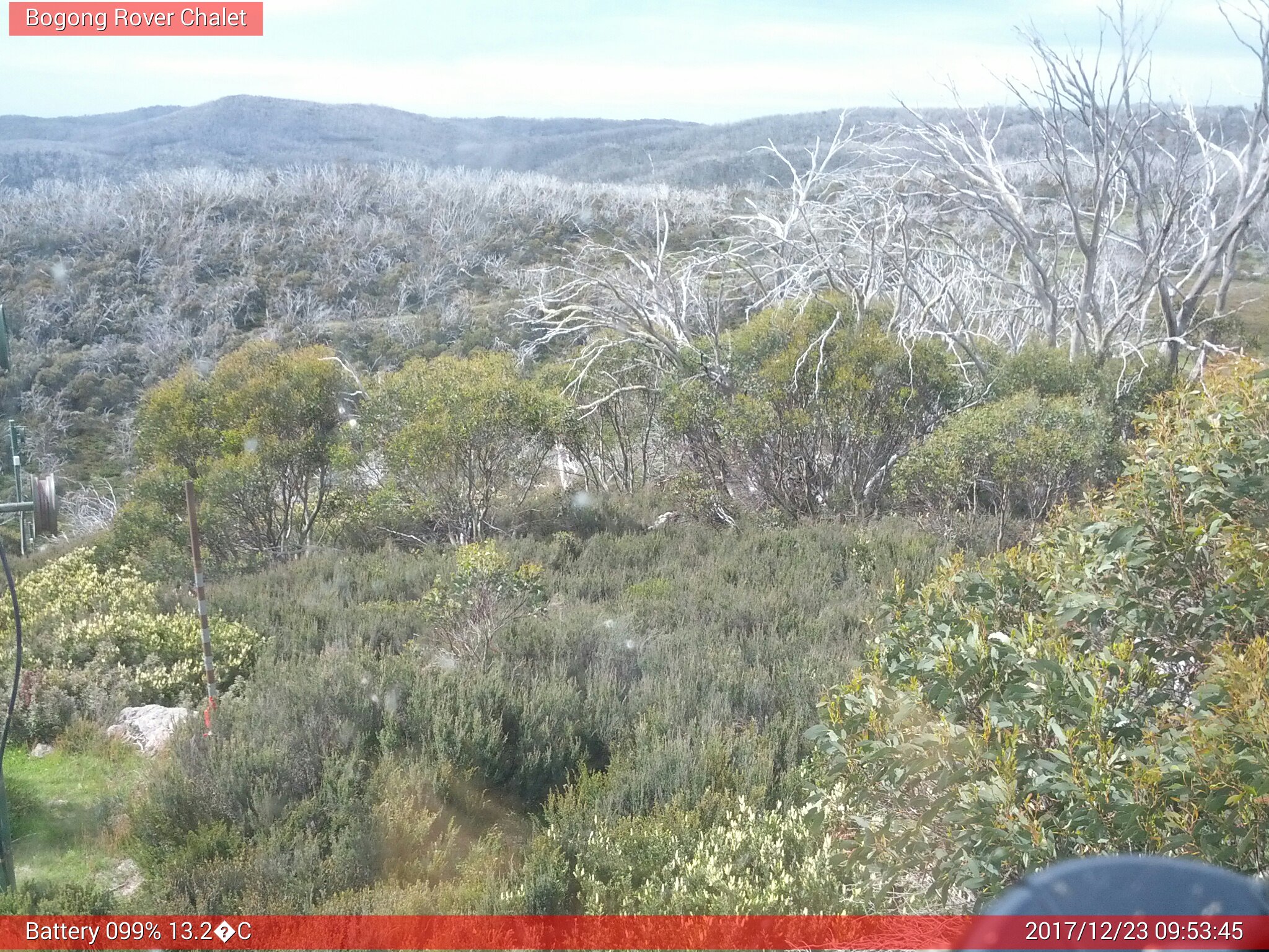 Bogong Web Cam 9:53am Saturday 23rd of December 2017