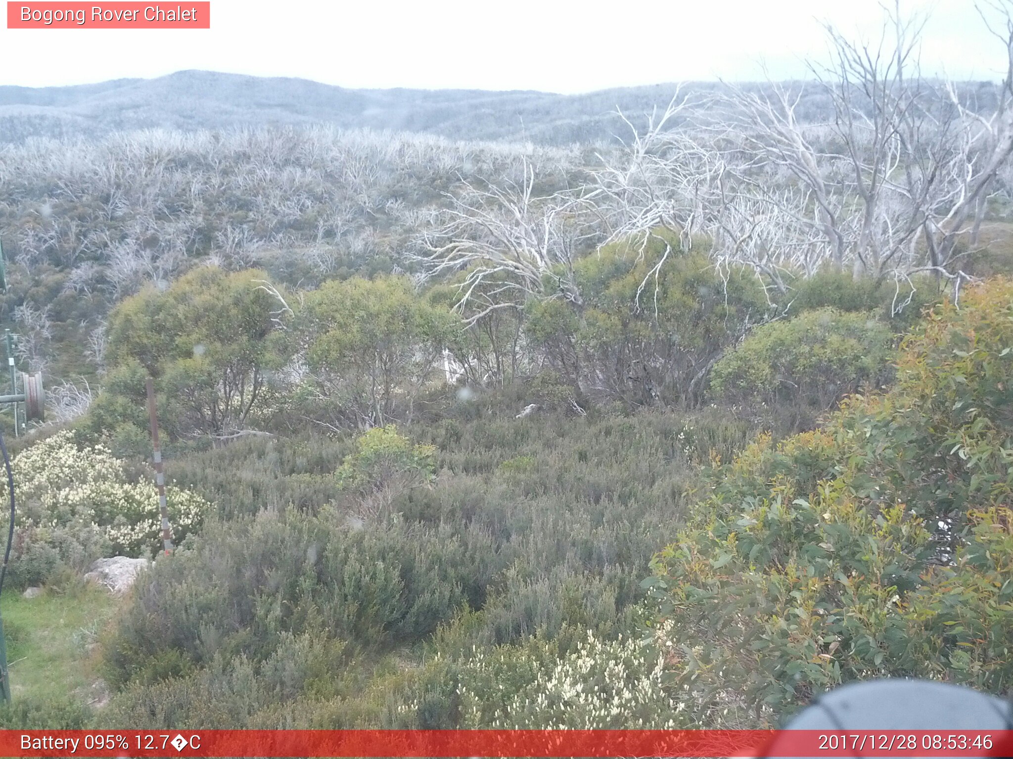 Bogong Web Cam 8:53am Thursday 28th of December 2017