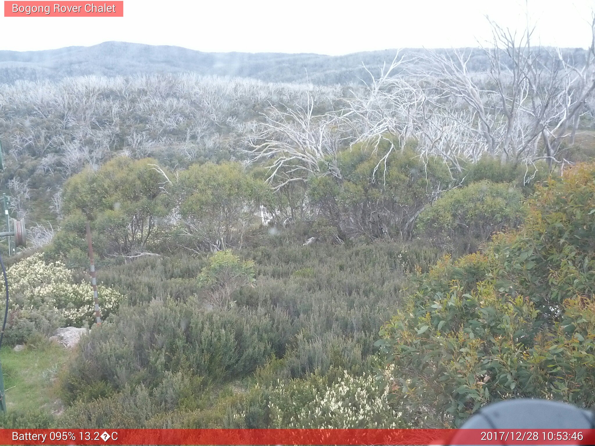 Bogong Web Cam 10:53am Thursday 28th of December 2017