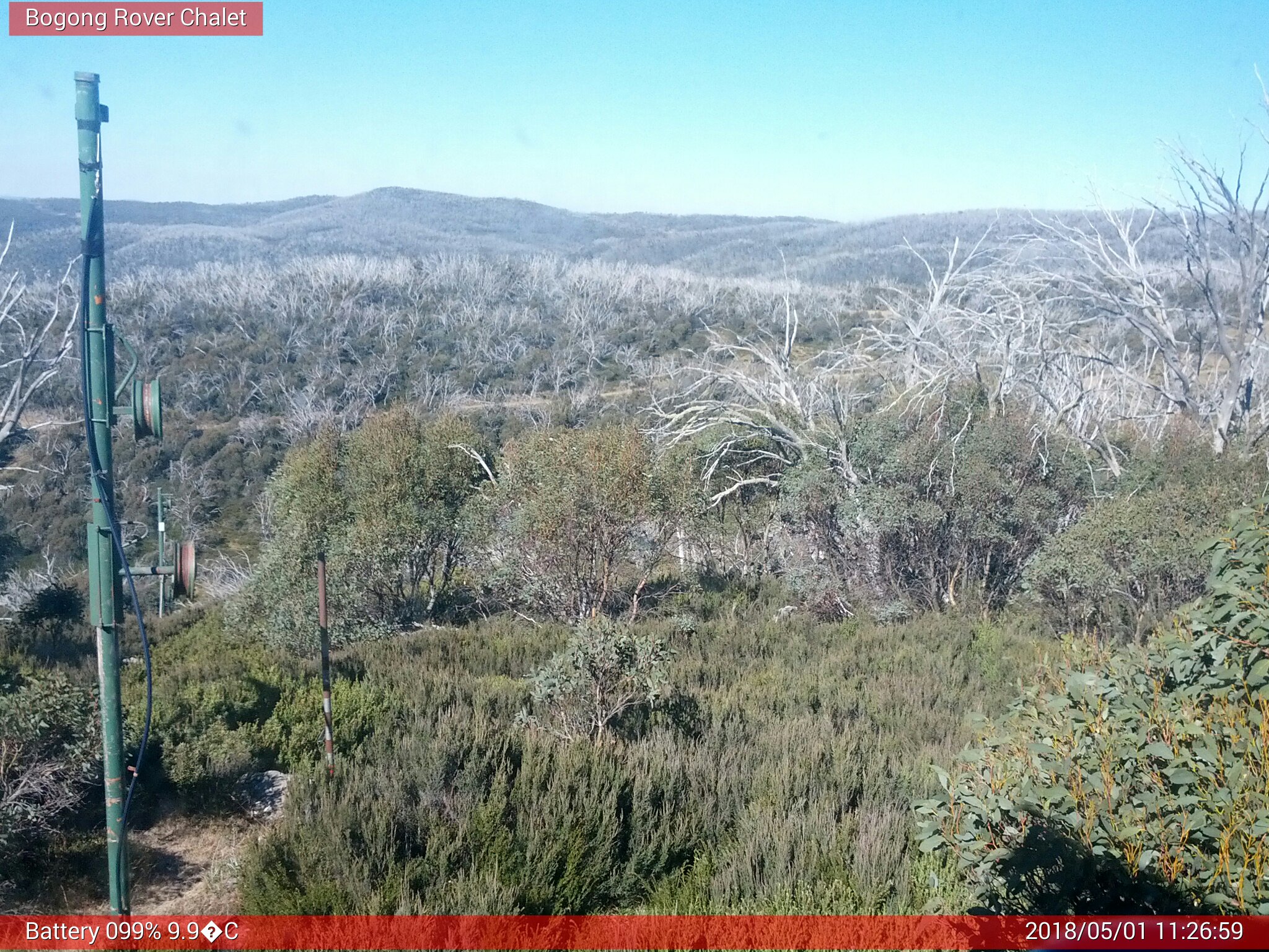 Bogong Web Cam 11:26am Tuesday 1st of May 2018