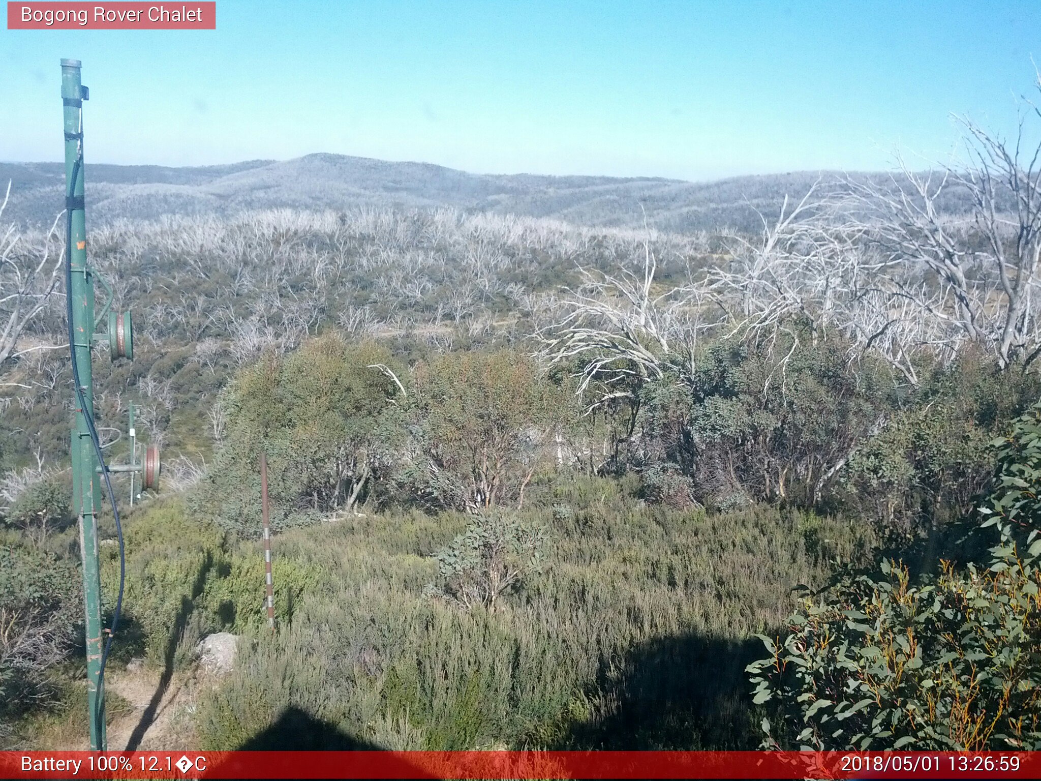 Bogong Web Cam 1:26pm Tuesday 1st of May 2018