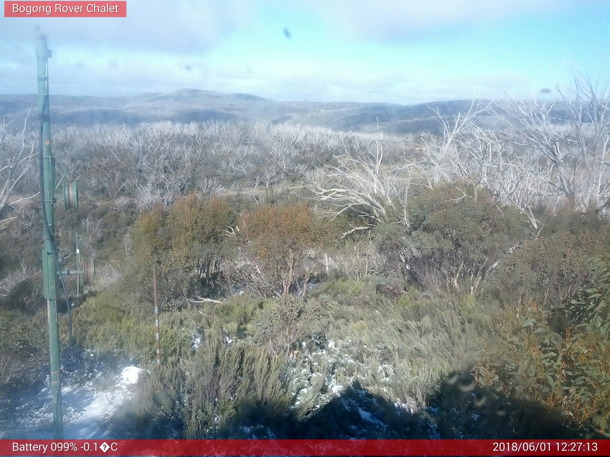 Bogong Web Cam 12:27pm Friday 1st of June 2018