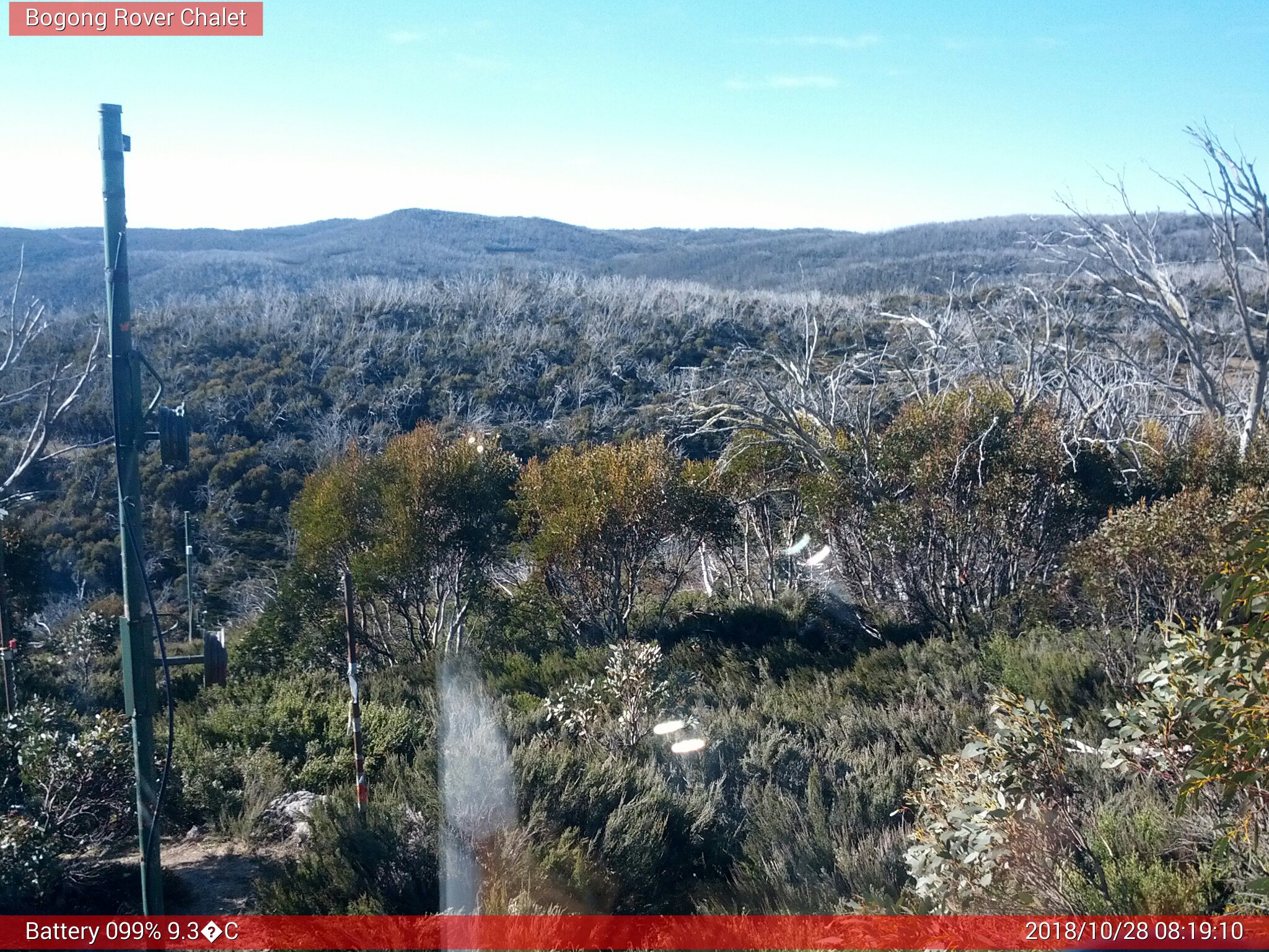 Bogong Web Cam 8:19am Sunday 28th of October 2018