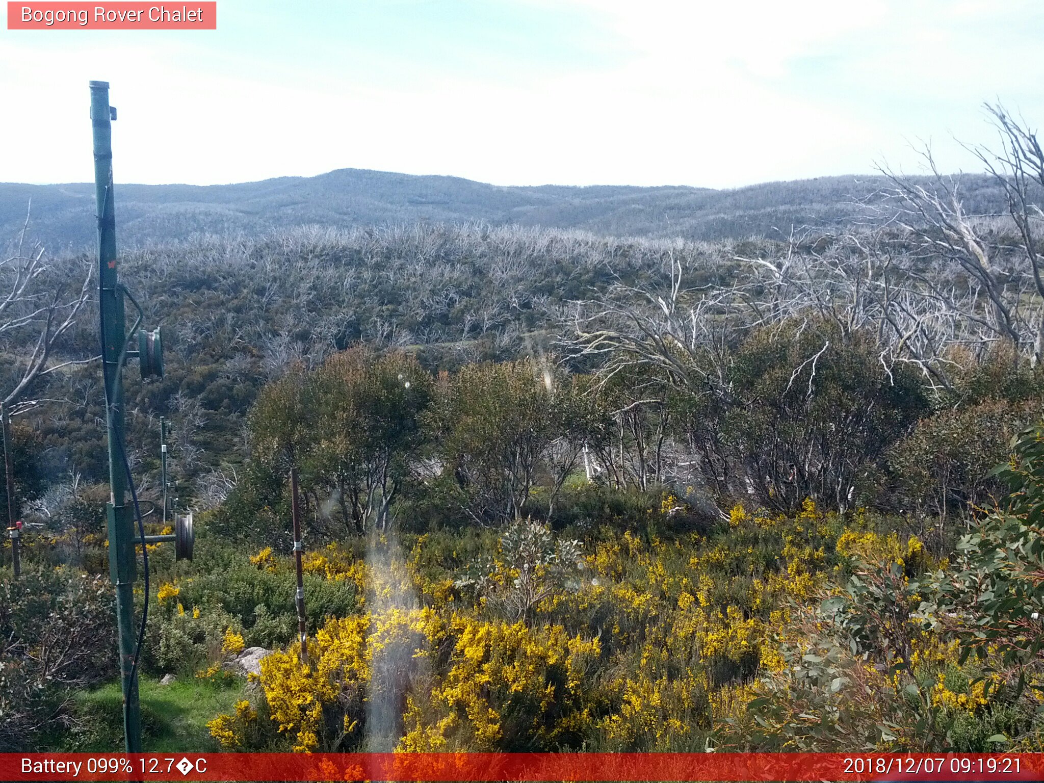 Bogong Web Cam 9:19am Friday 7th of December 2018