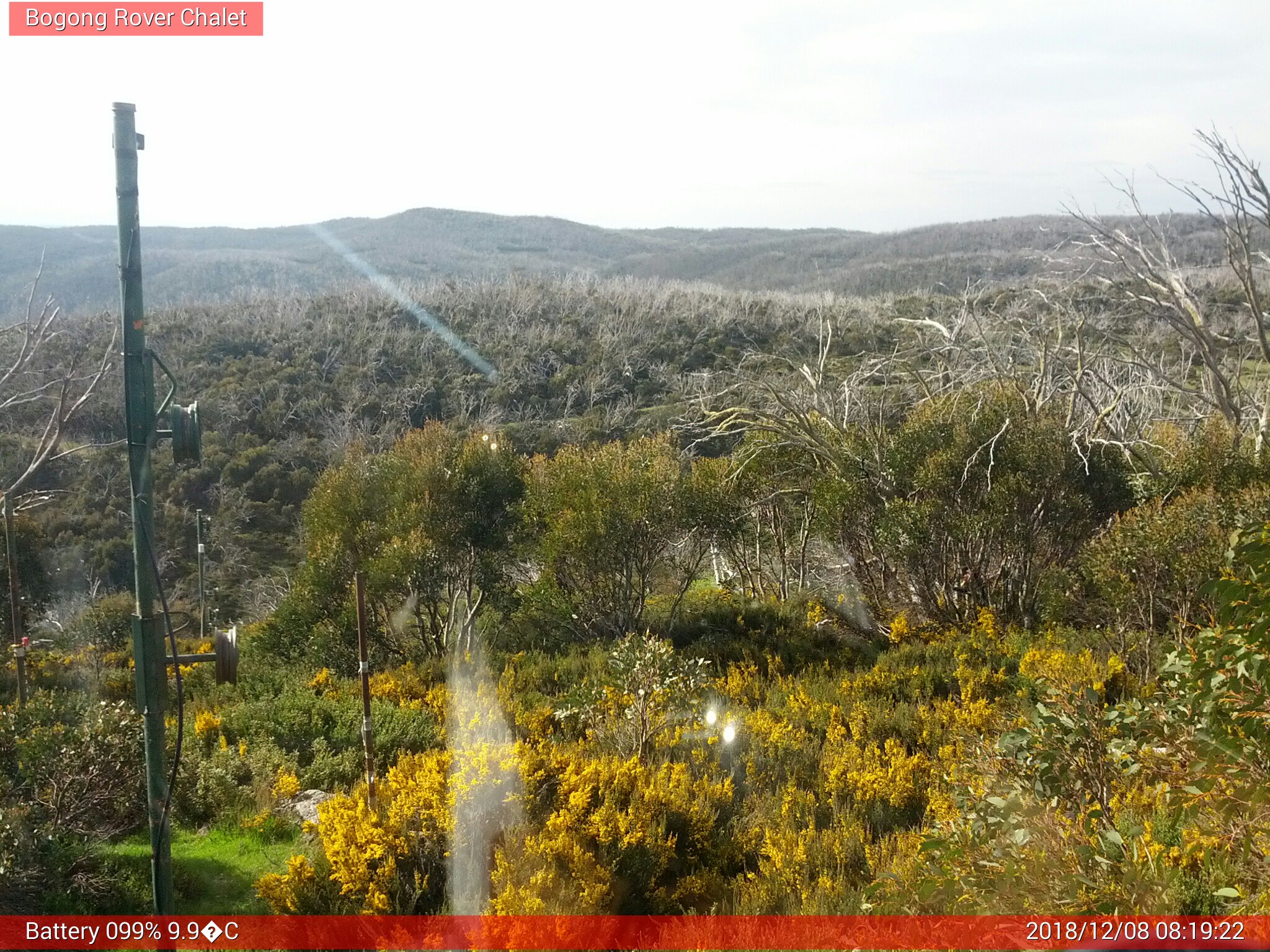 Bogong Web Cam 8:19am Saturday 8th of December 2018